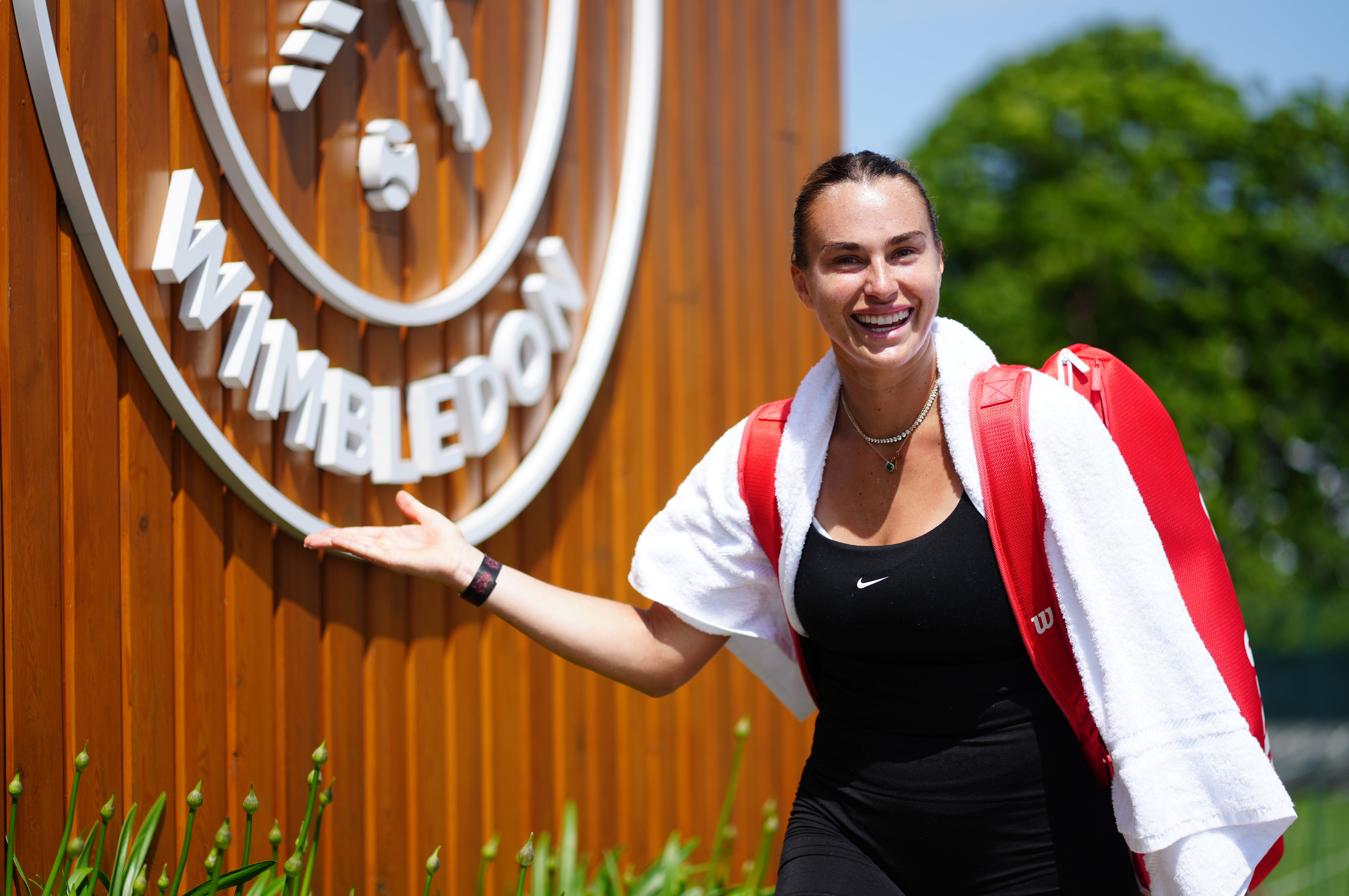 Aryna Sabalenka wants Wimbledon to lift their puppy ban (John Walton/PA) (PA Wire)