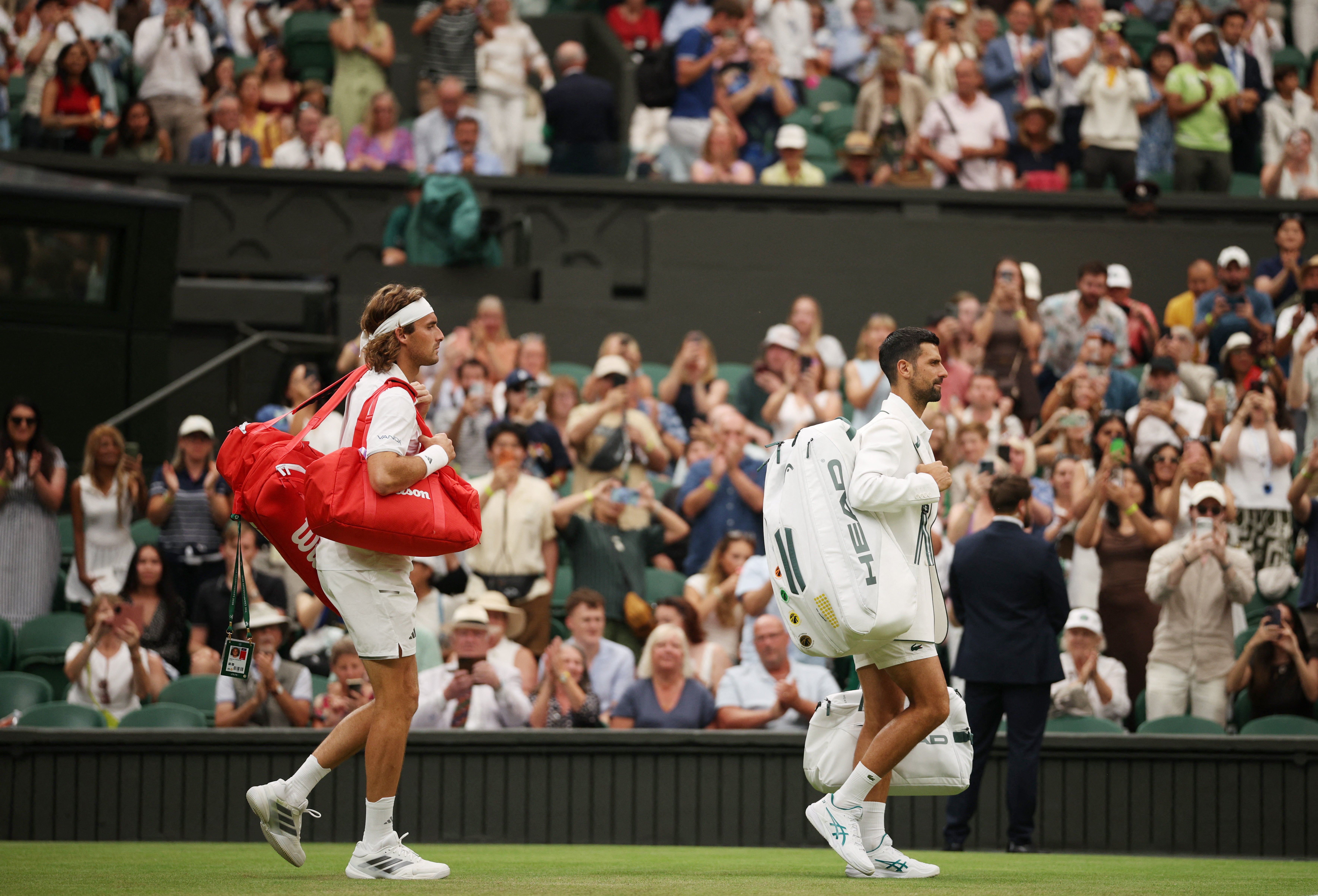 Djokovic and Tsitsipas had previously met in two grand slam finals