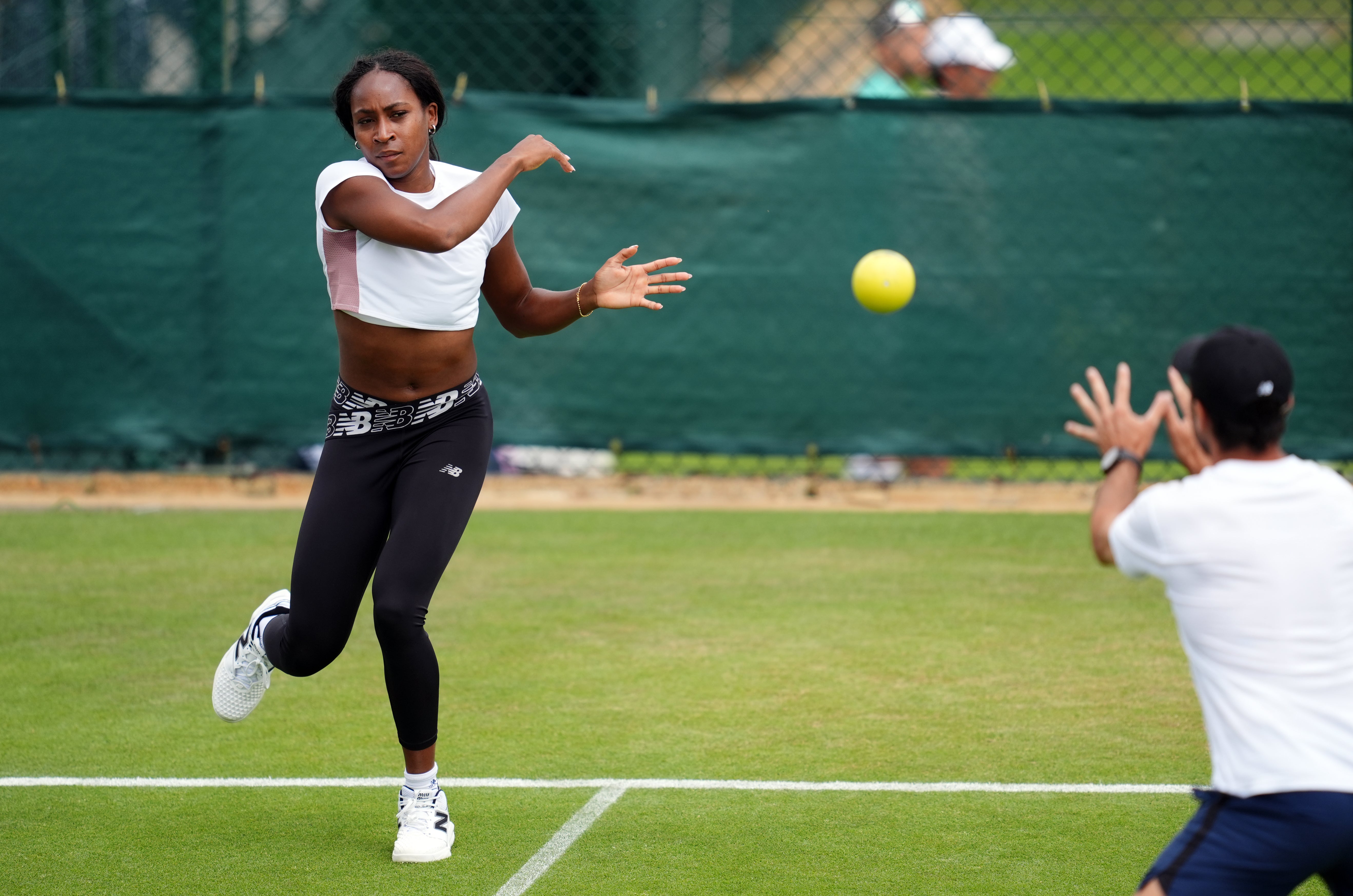 Coco Gauff would want to keep dogs away from certain areas (Adam Davy/PA) (PA Wire)