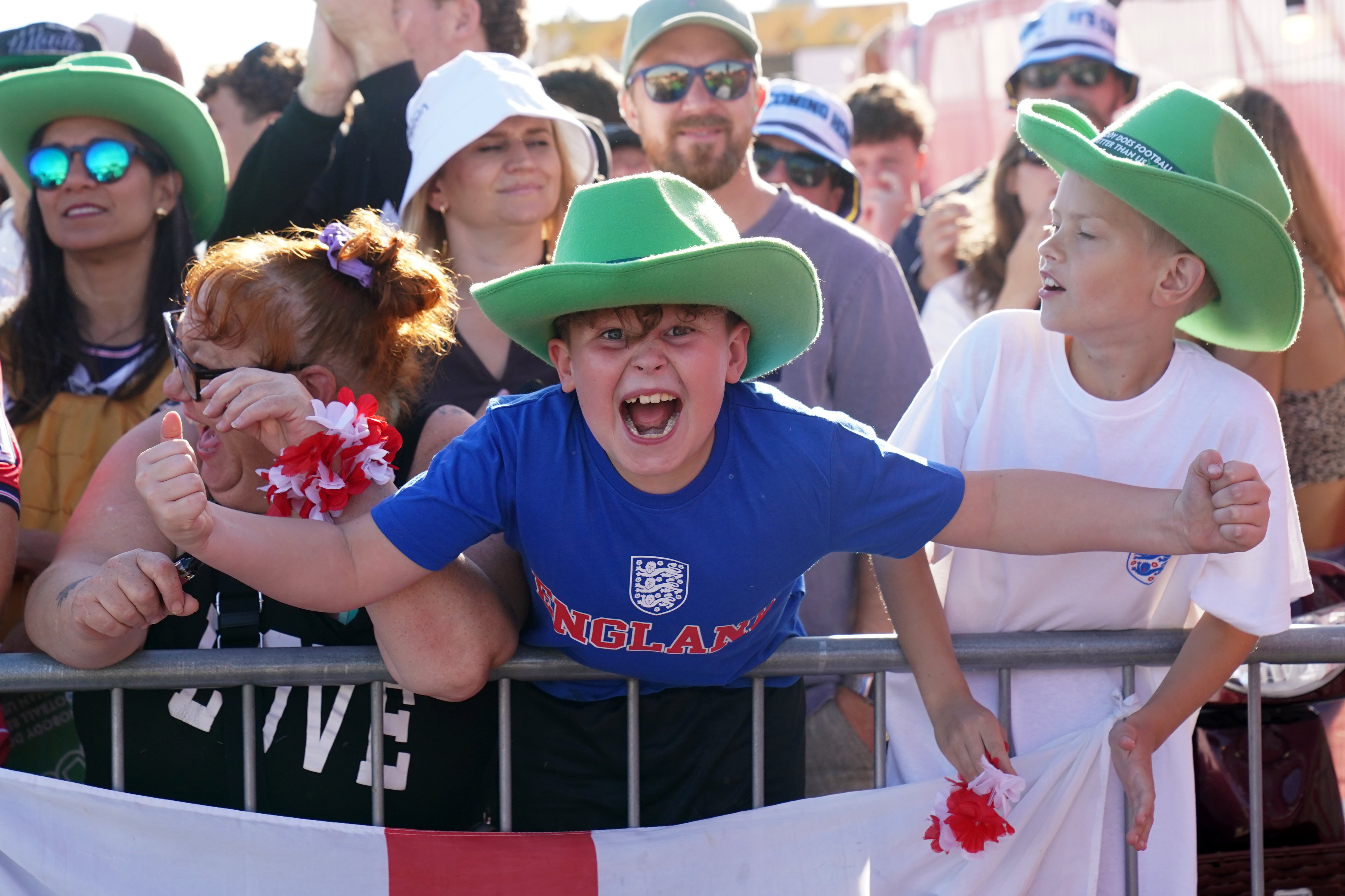 Young England fans don’t have to miss out on the football at Greenacres Primary School