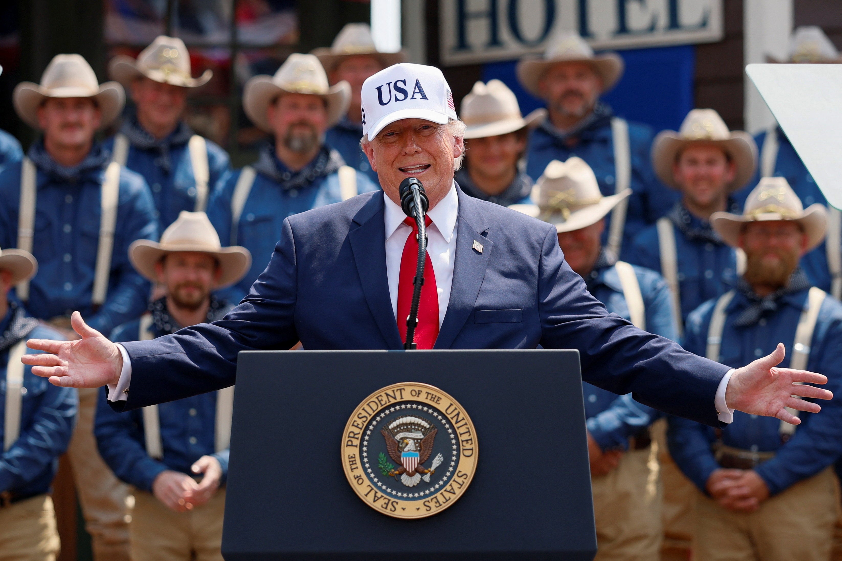 Trump rozmawiał z AI-wersją Roosevelta o Kanale Panamskim