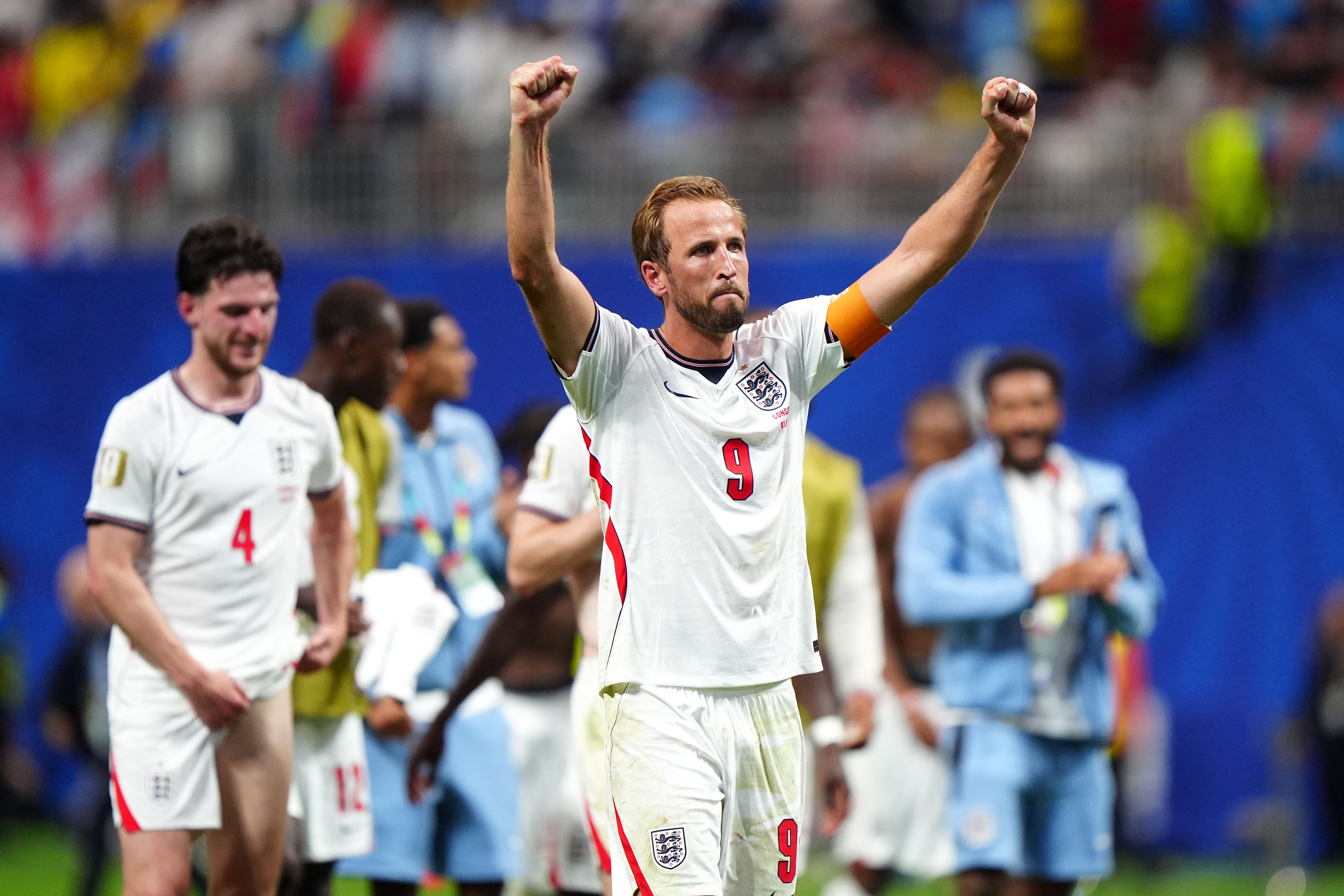 The victory was led by captain Harry Kane who scored two second-half goals