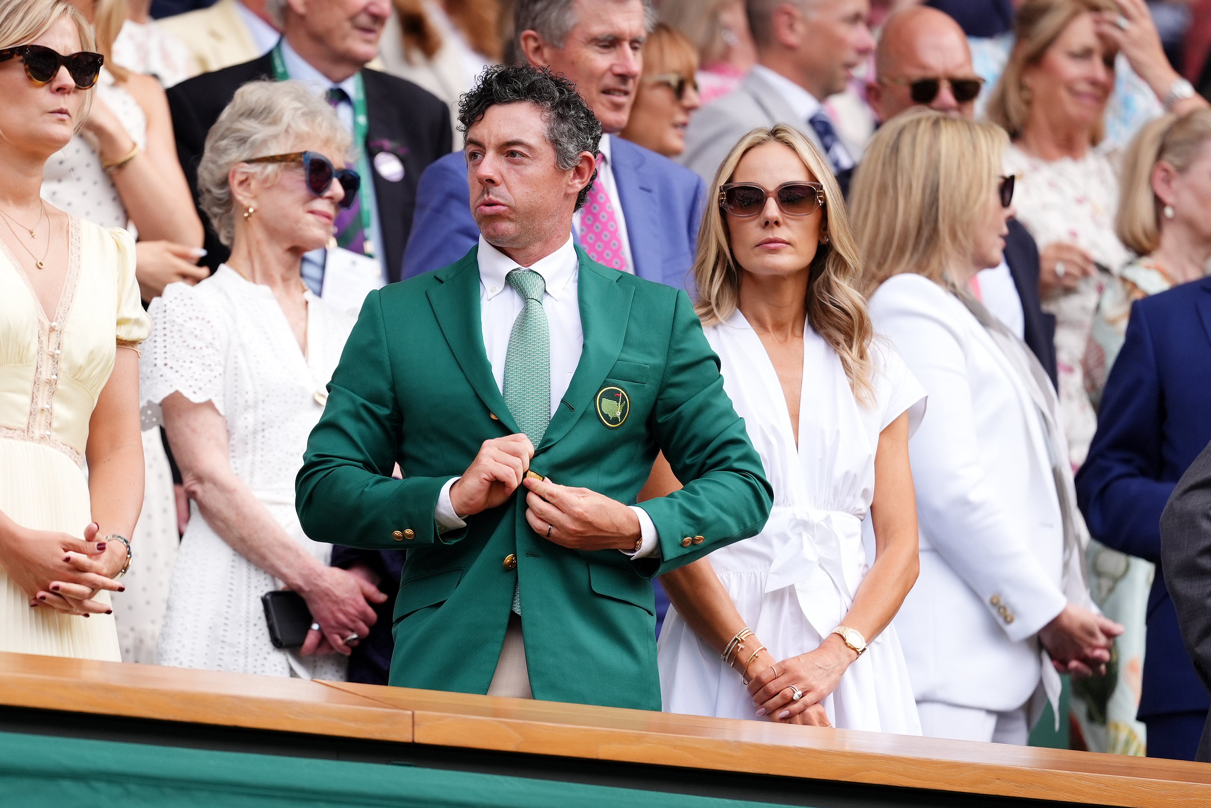 Rory McIlroy was among those watching from the Royal Box (Mike Egerton/PA) (PA Wire)