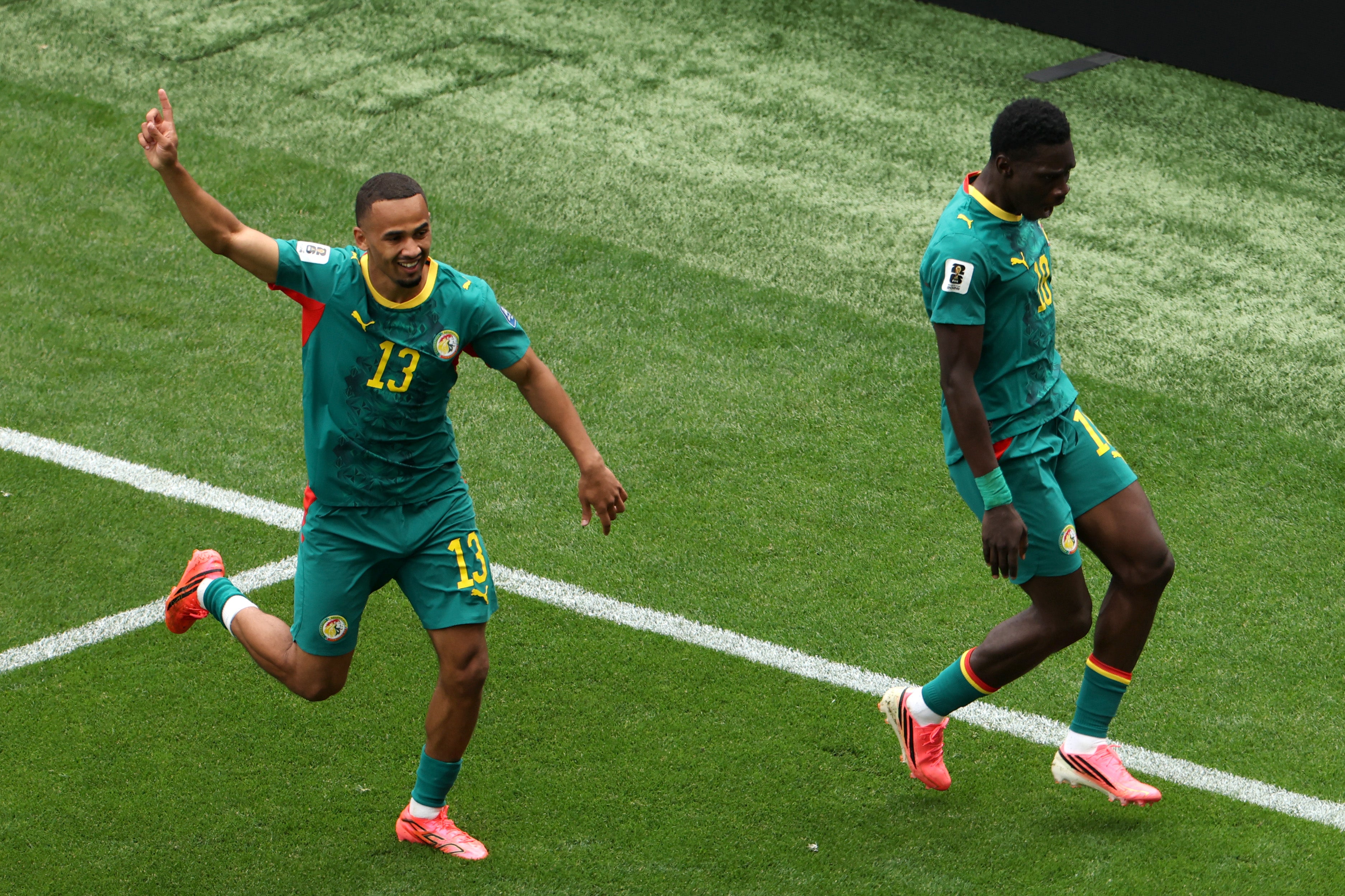Senegal were cruising at 2-0 up