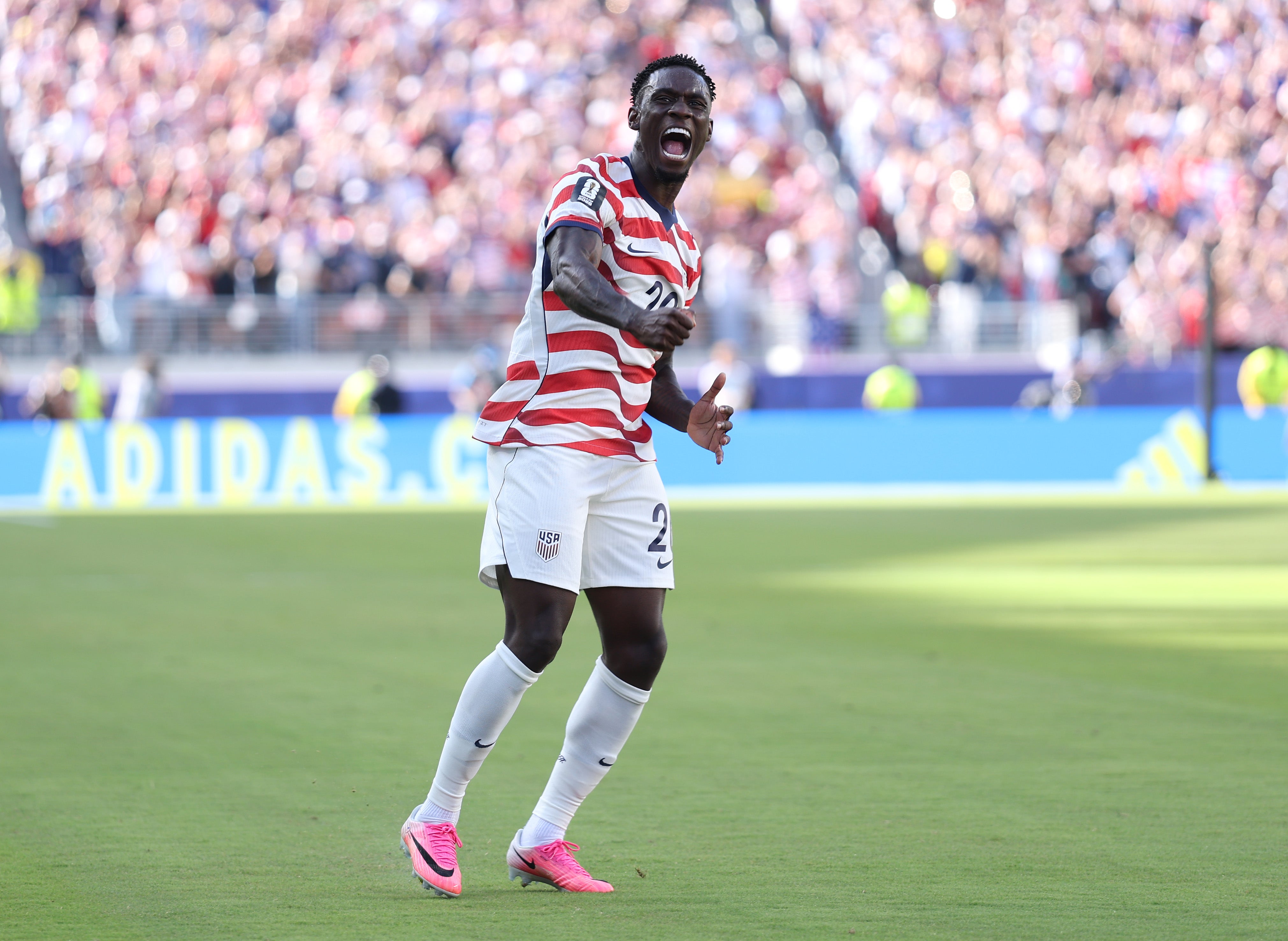 Folarin Balogun scored again for the USA but will miss their last-16 clash with Belgium