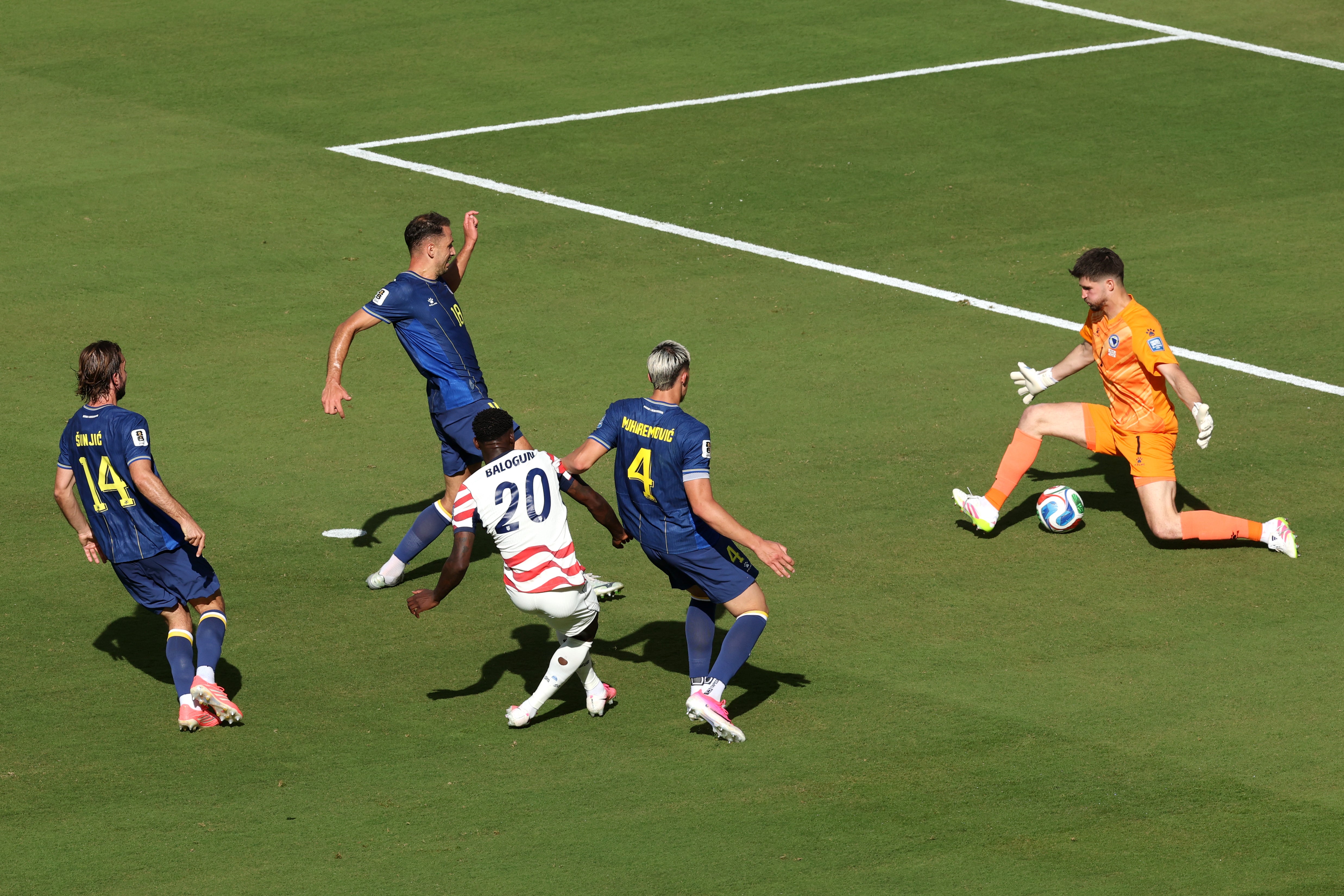 Balogun opened the scoring for the US