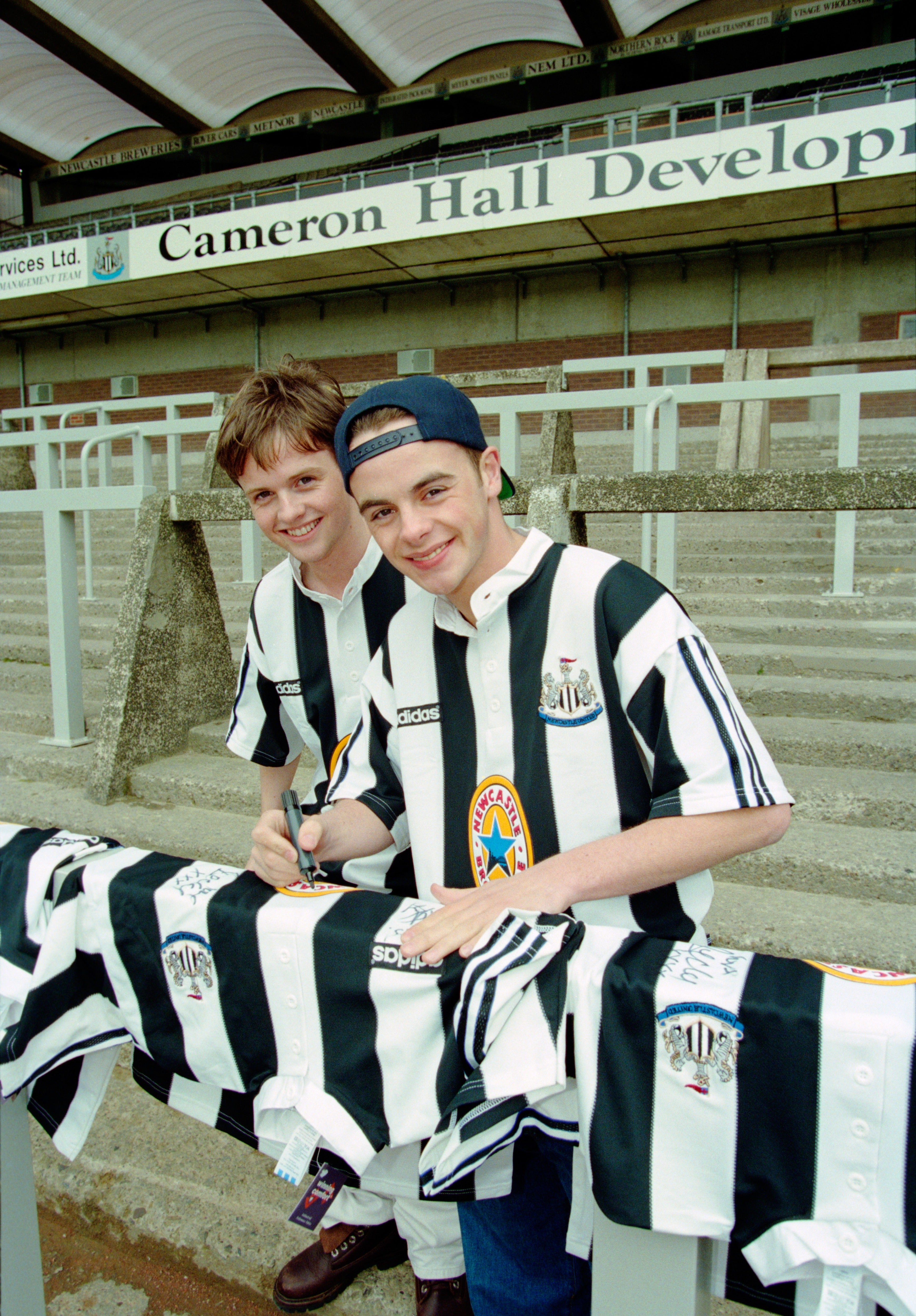 Ant y Dec a principios de la década de 1990