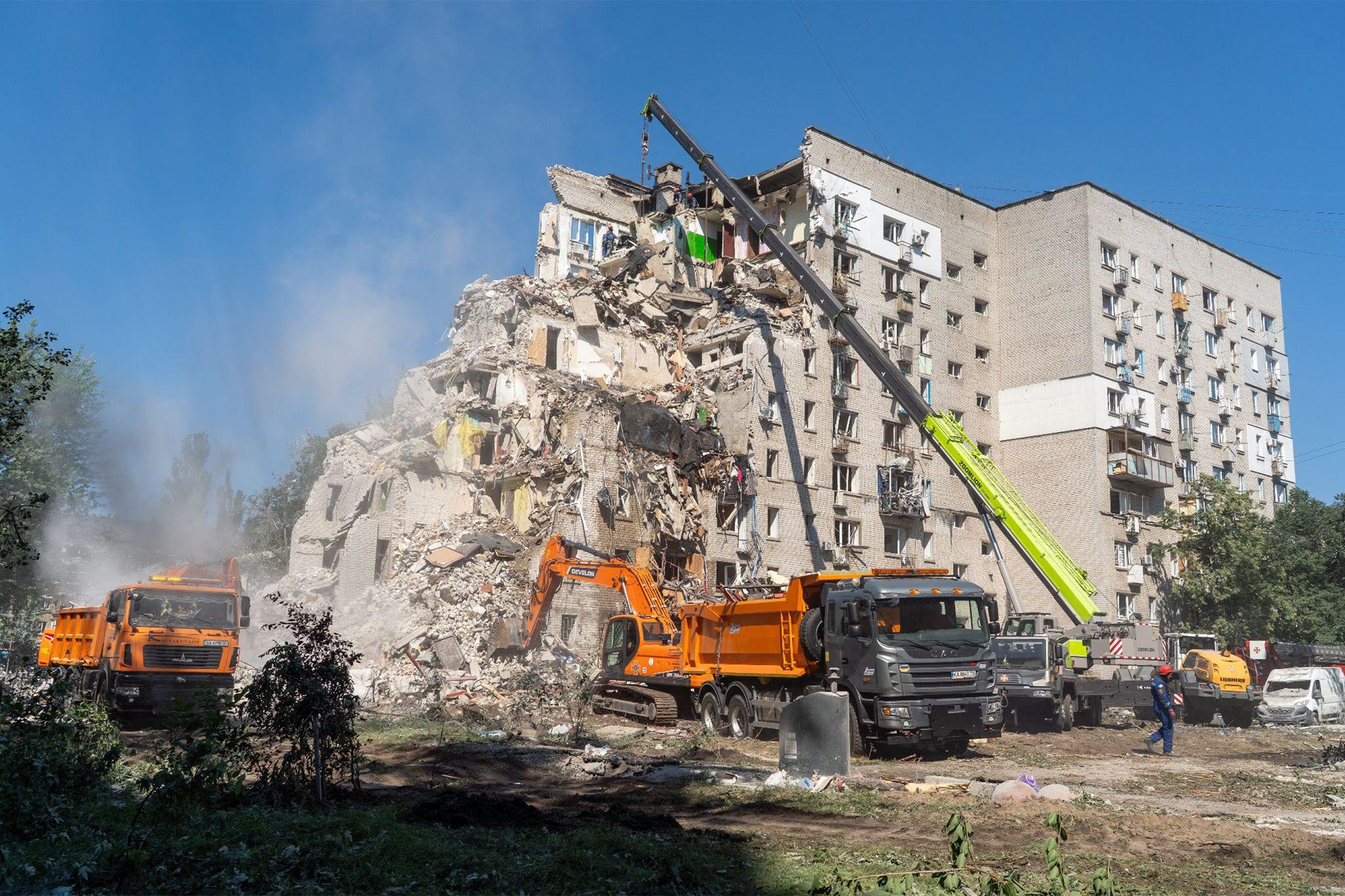 Moscow said the strikes came in response to Ukrainian attacks on Russian energy infrastructure