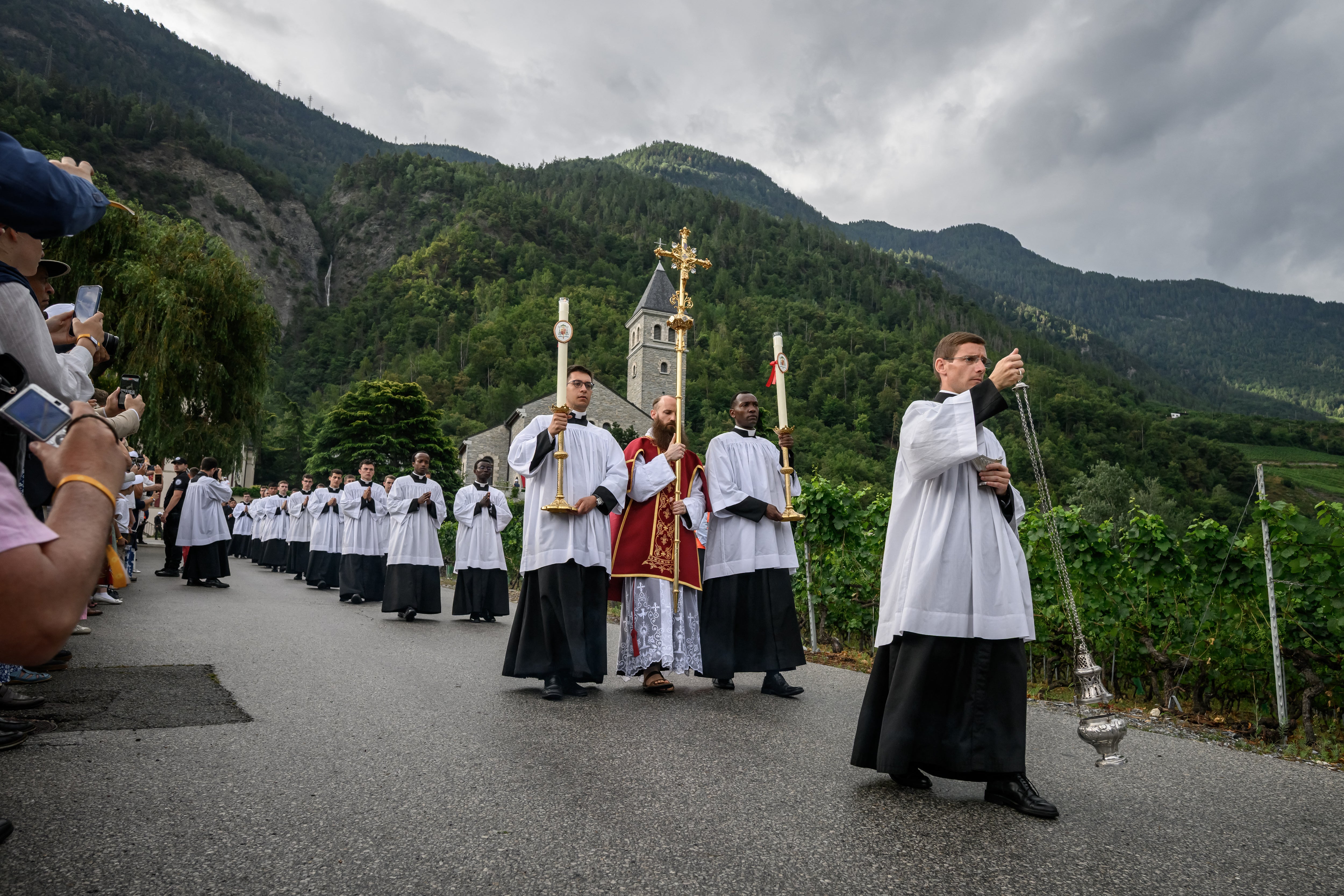 The sanctions, especially those targeting the priests, the faithful and the sacraments they can receive, were particularly harsh (AFP via Getty Images)