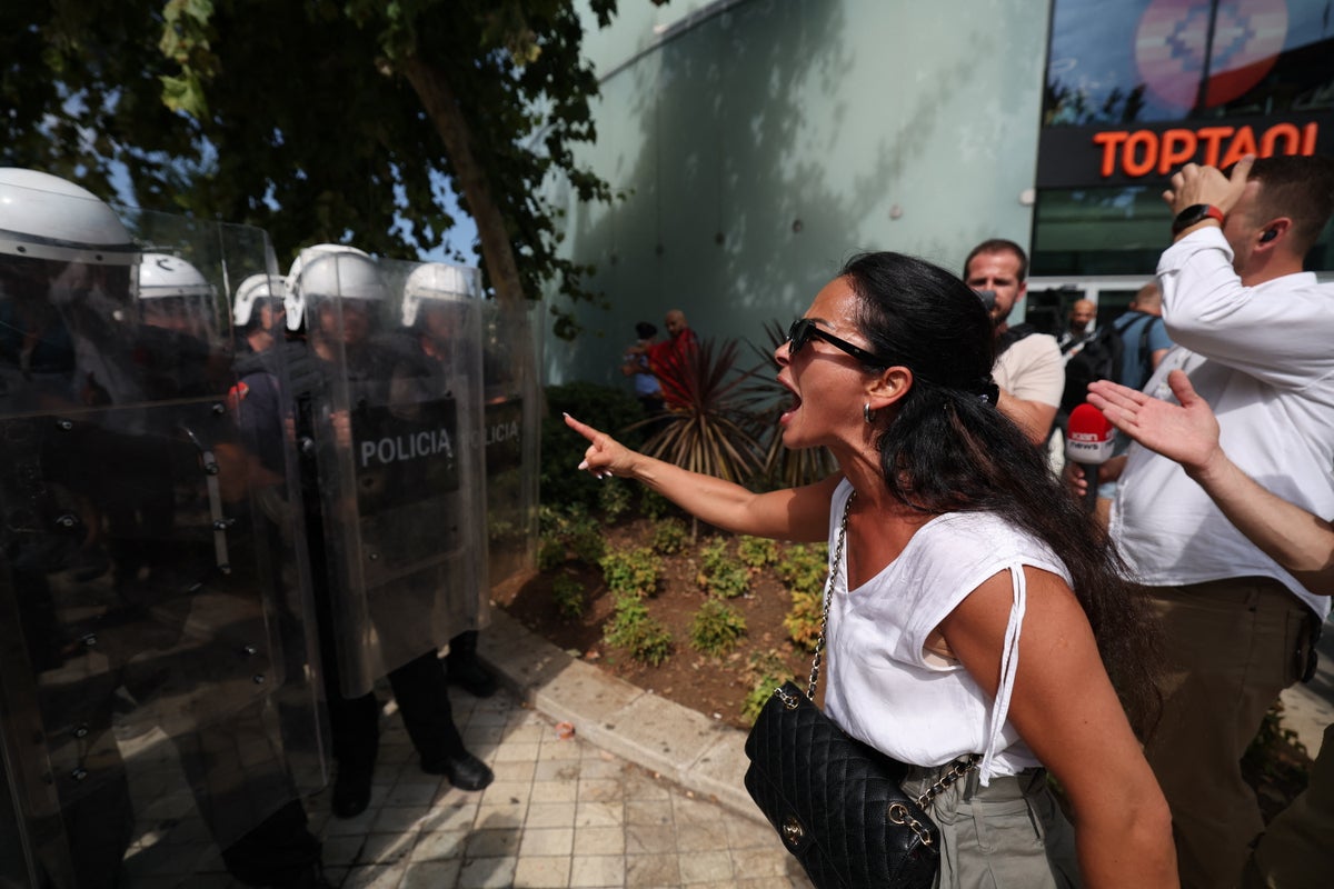 Albanian police use teargas and water cannons on Jared Kushner resort protestors