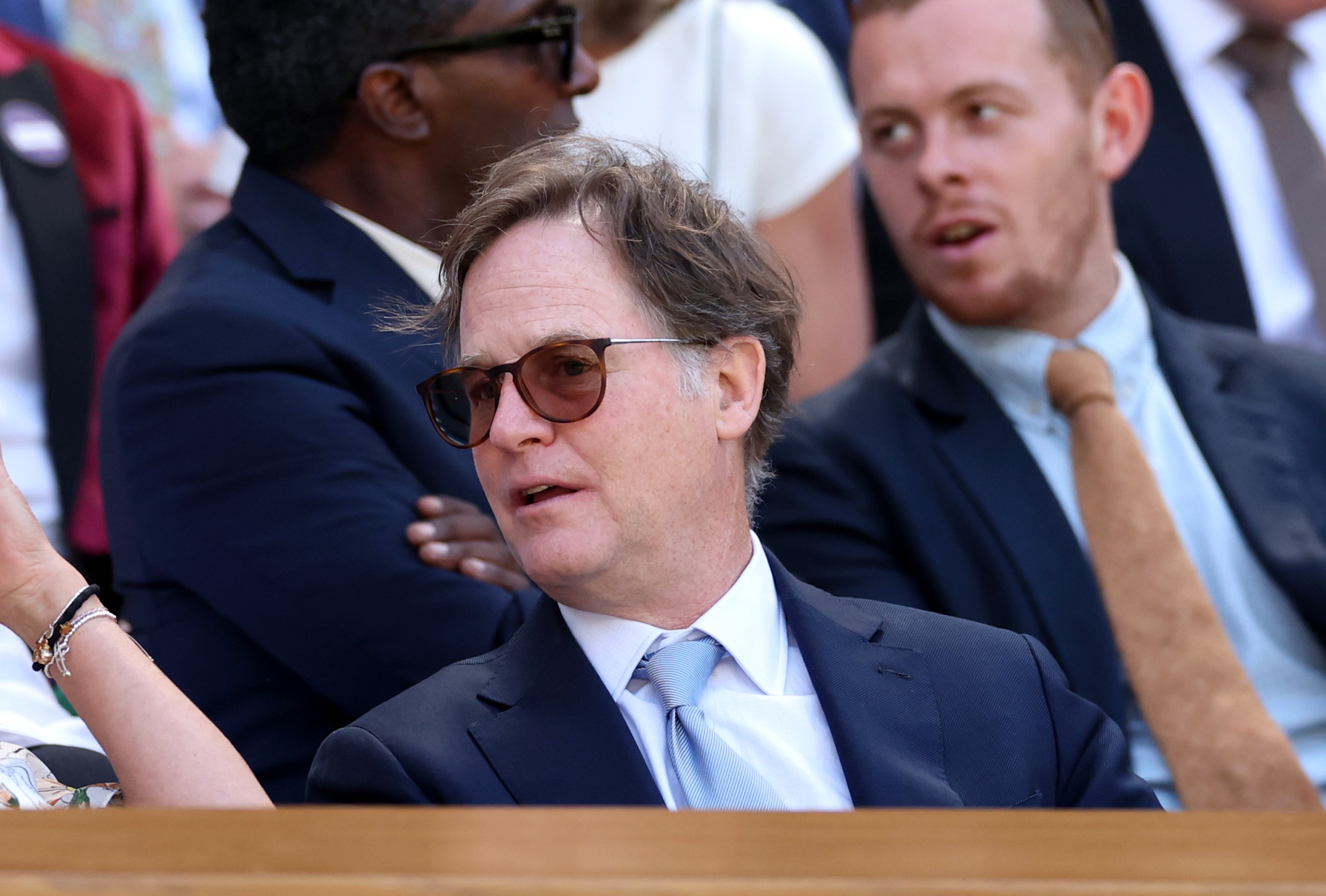 El político Sir Nick Clegg es visto en el palco real