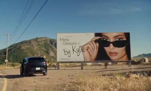 A still from Jenner’s new campaign for the fashionology accessory