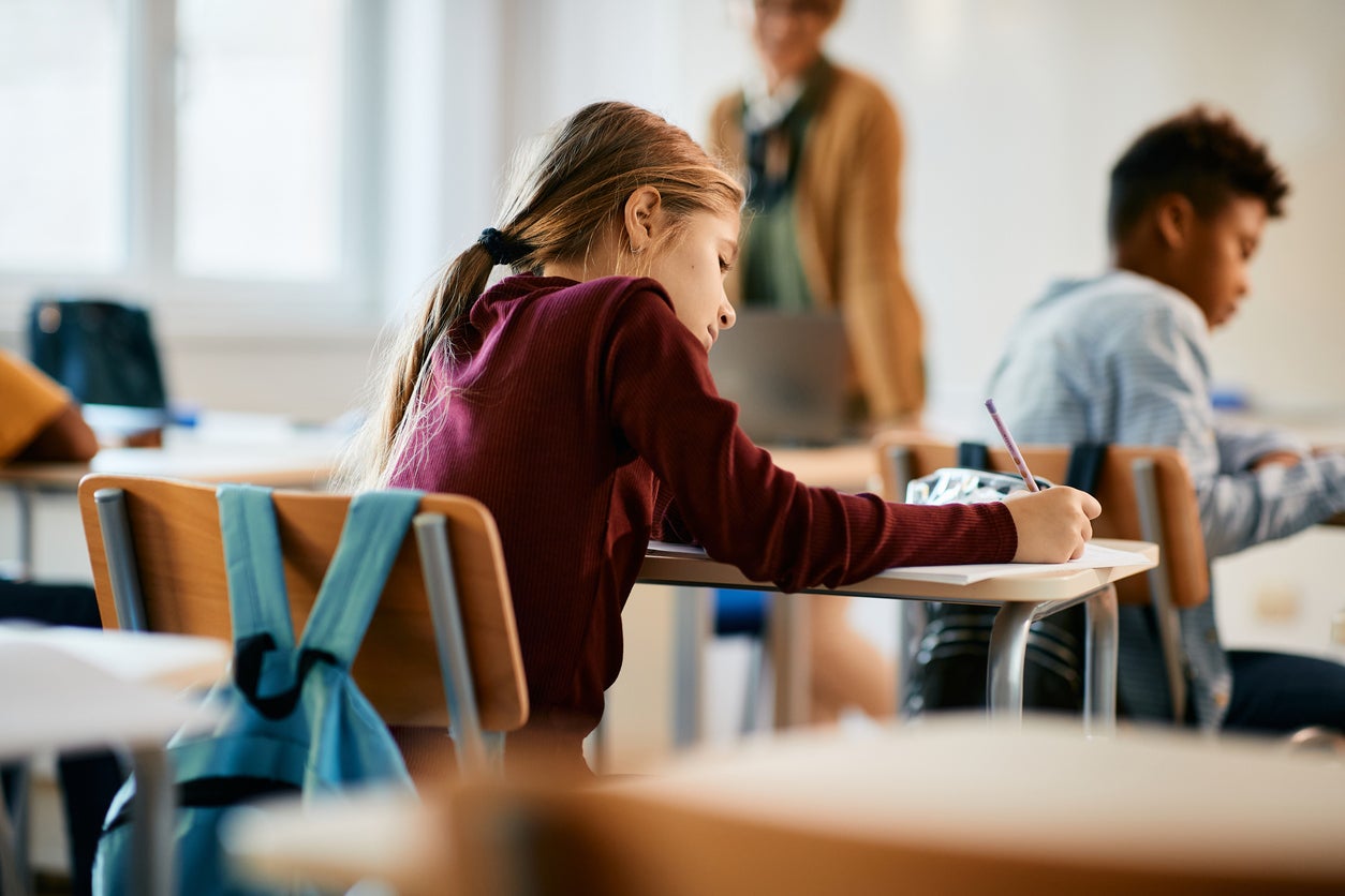 The Department for Education (DfE) is considering potential financial penalties or even cancelling the £180 million contract with Pearson. (Getty Images)