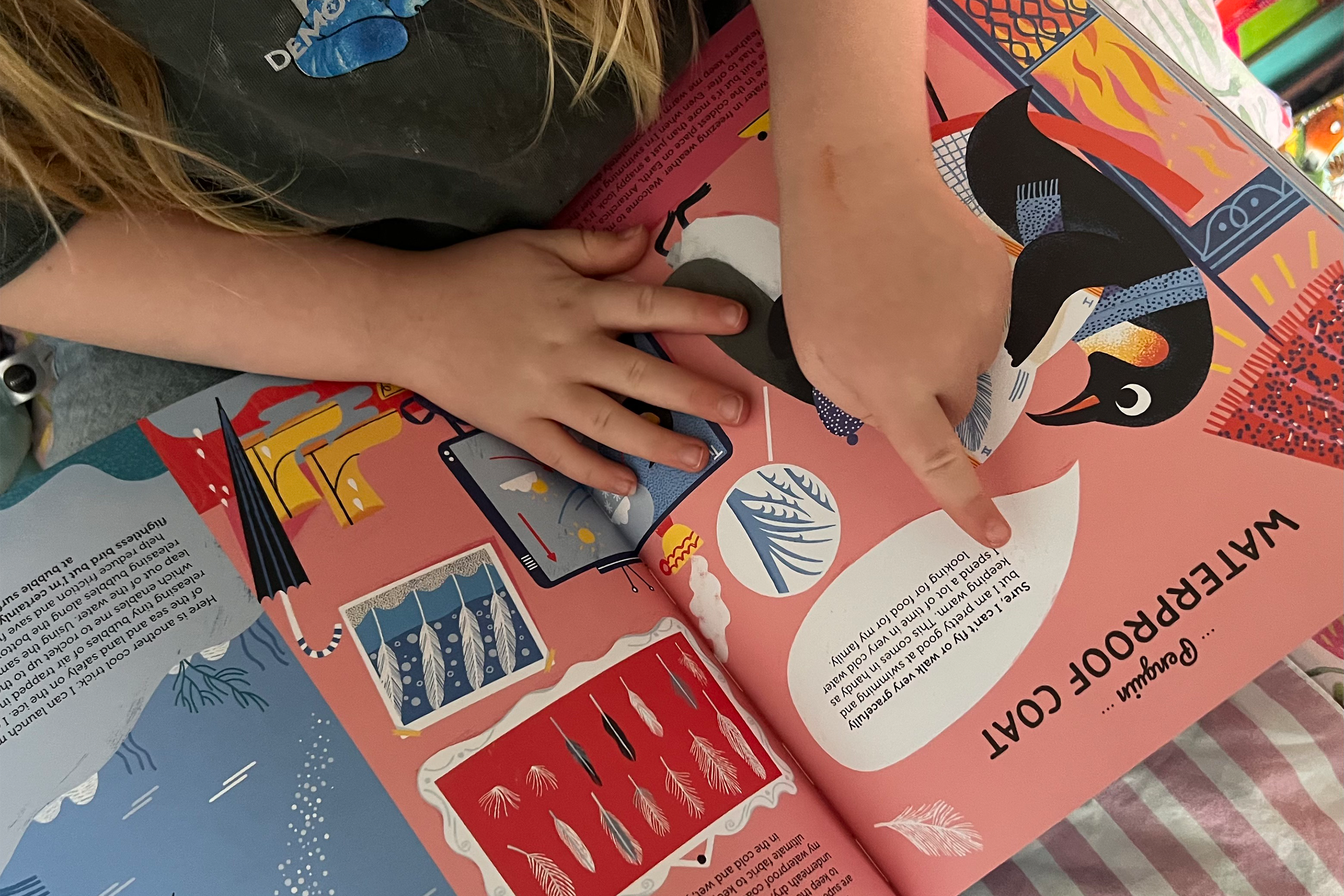 The book is full of engaging illustrations (Sarah Dawson/The Independent)