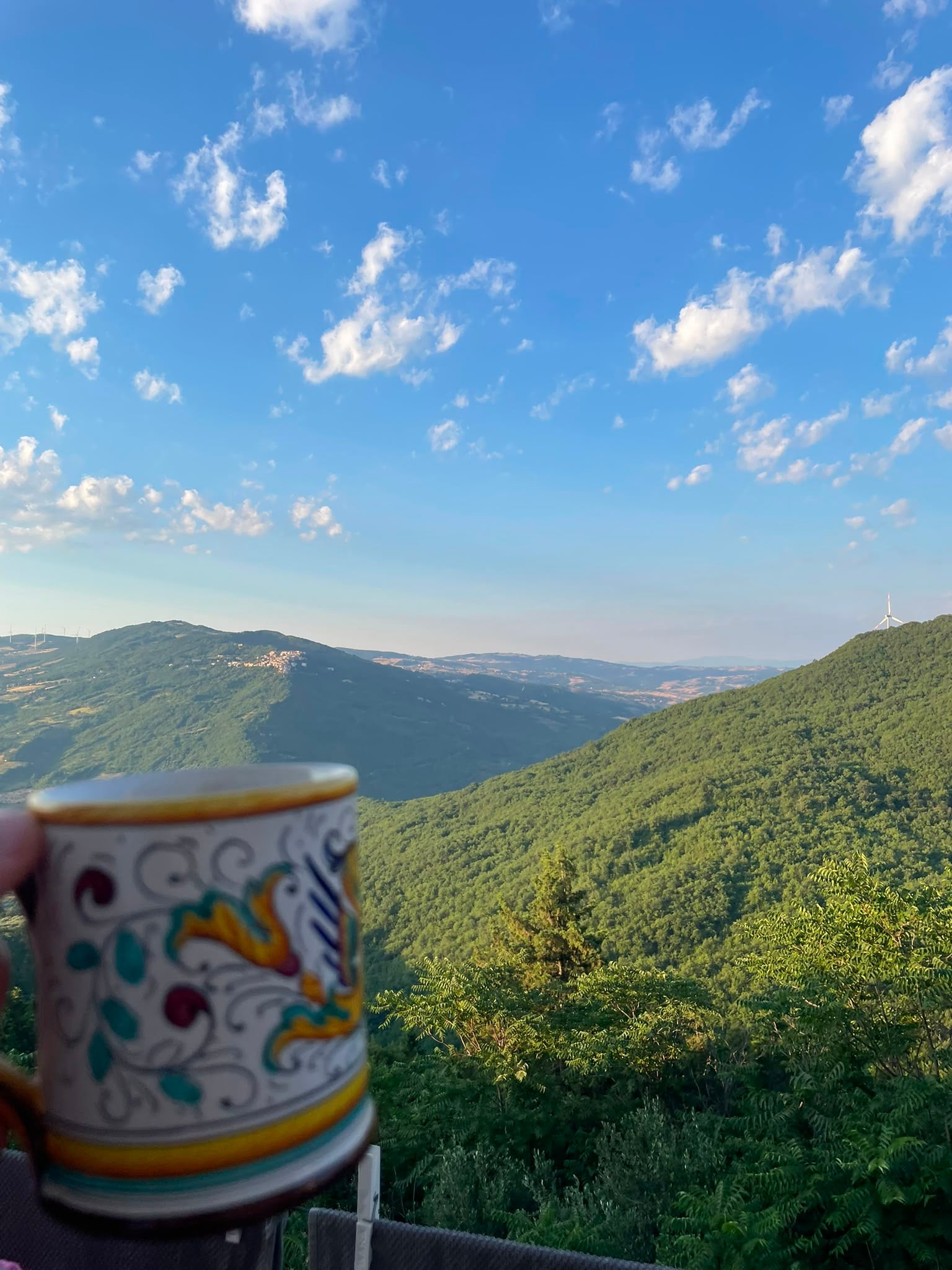 In Italy, Joseph Reagan was able to afford a home with panoramic views of Abruzzo for significantly less than the cost of a home with a view in the United States