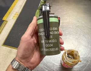 TSA issues warning about peanut butter after passenger hid live smoke grenade in jar