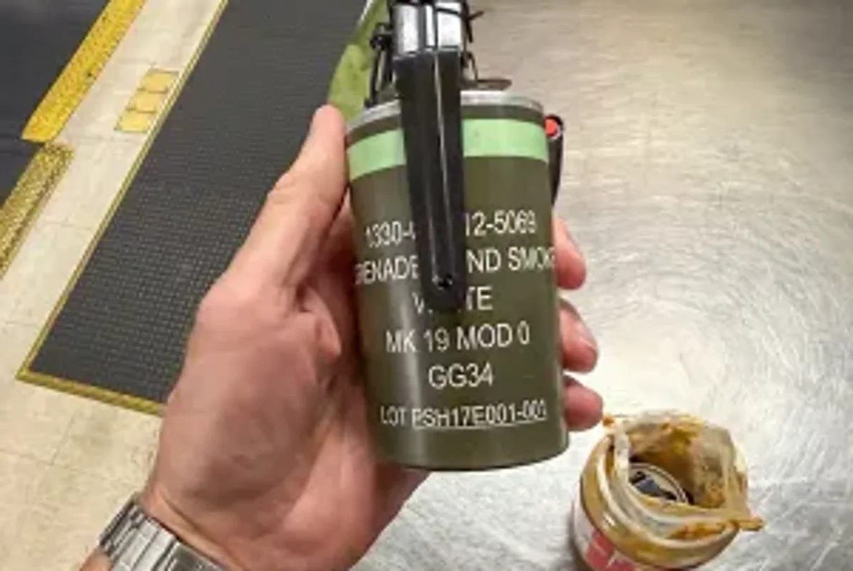 TSA issues warning about peanut butter after passenger hid live smoke grenade in jar