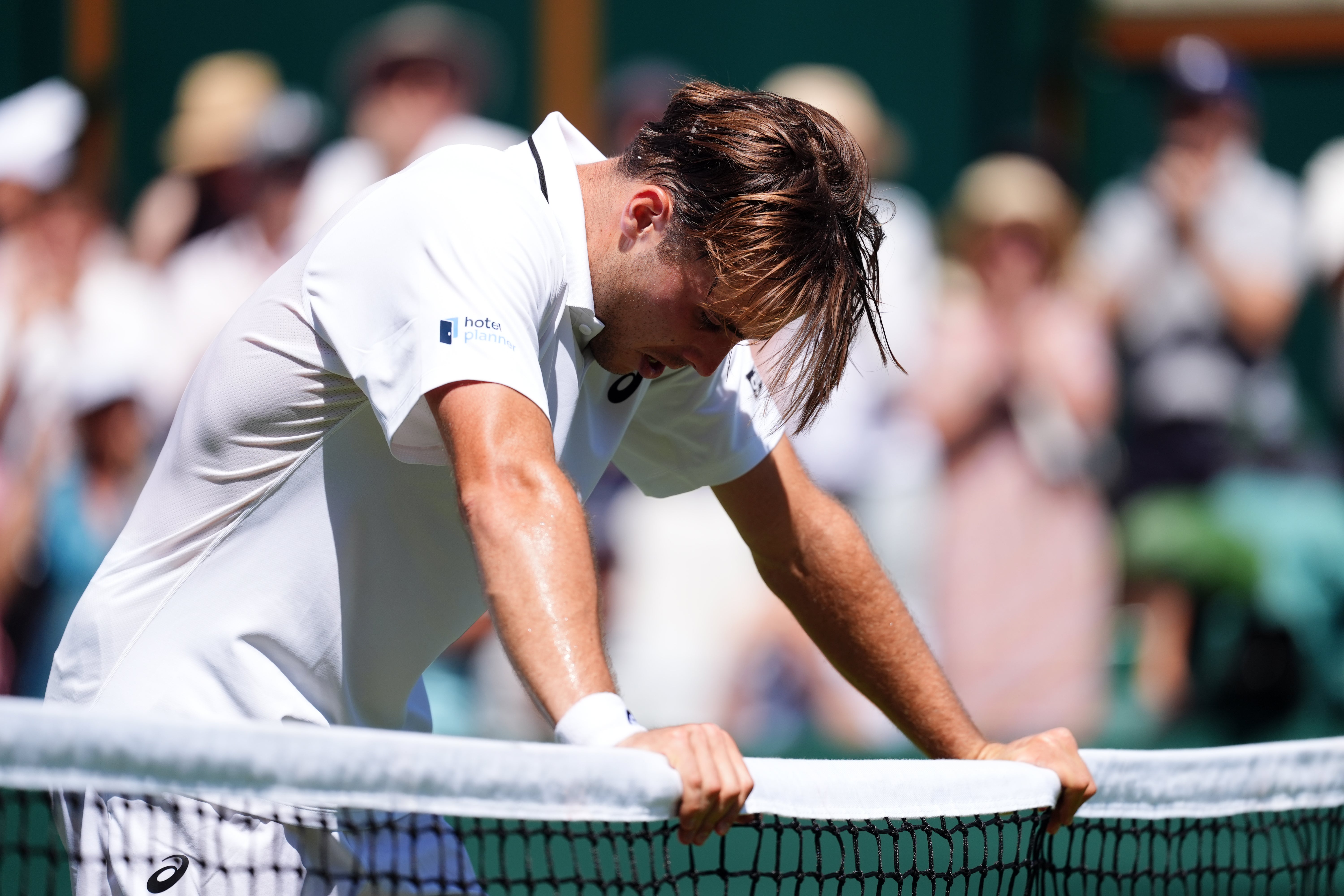 Fery soaked in his victory (John WaltonPA) (PA Wire)