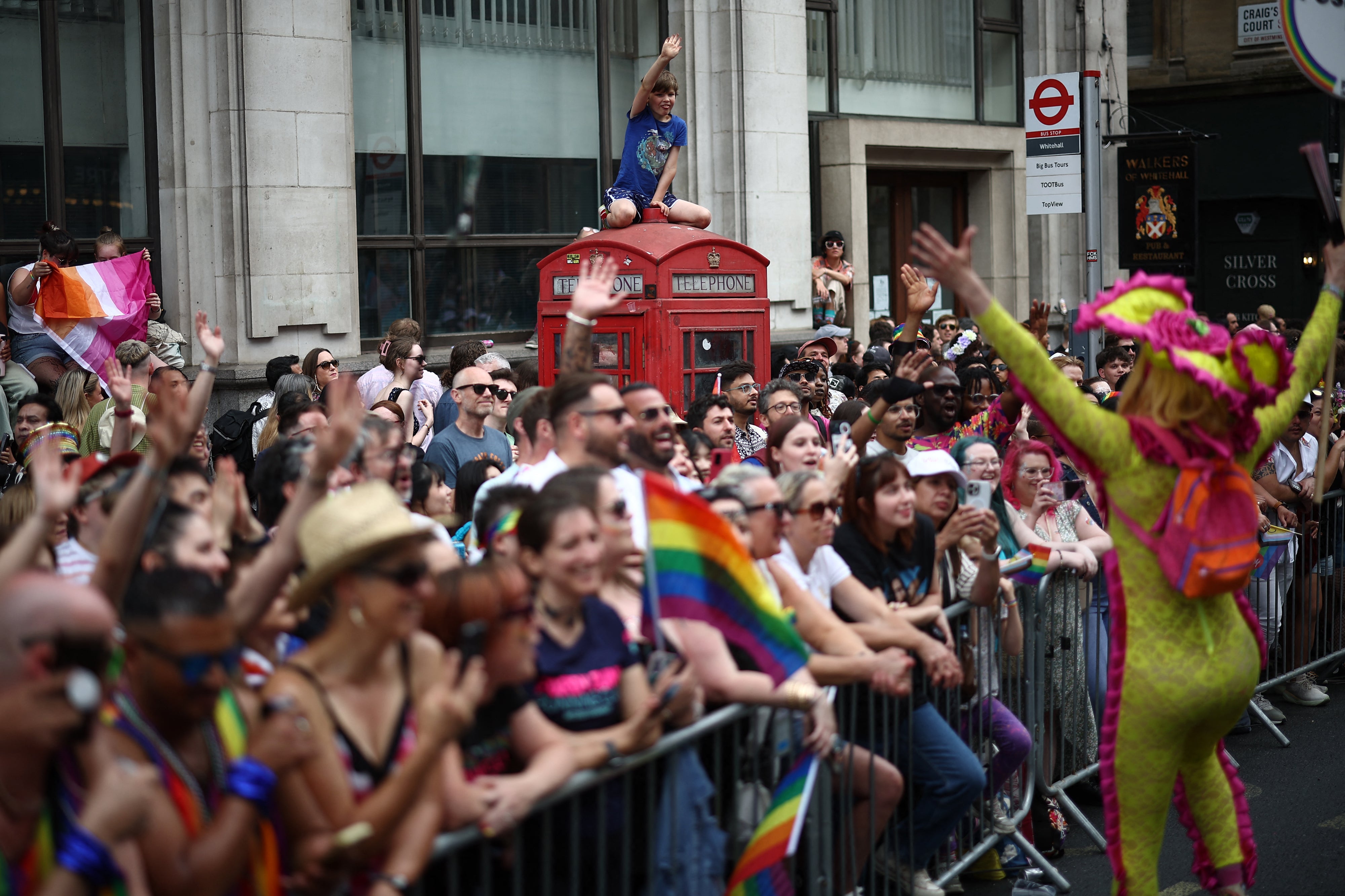 More than a million people are expected to head into London for the Pride celebrations