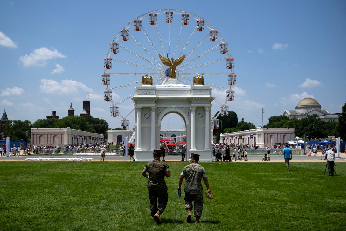 July 4 live: Trump’s America 250 in chaos with empty state fair, collapsing stage and Reflecting Pool feud
