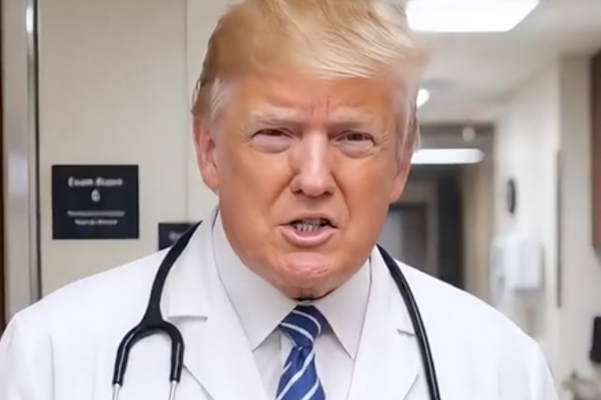 Dr. Trump: Presidente divulga vídeo de IA diagnosticando celebridades com síndrome de delírio