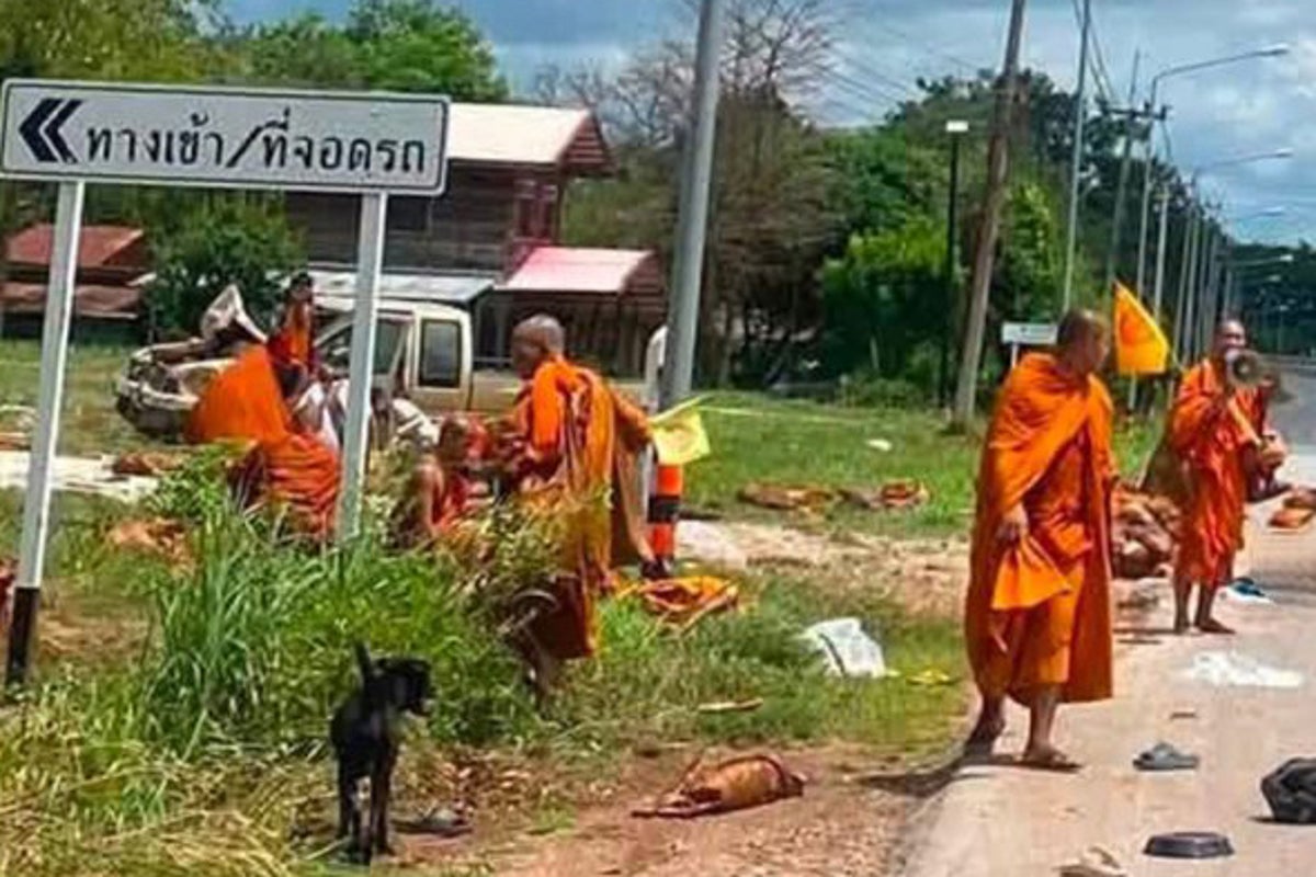 10 Buddhist monks killed after boy crashes truck into pilgrimage walk in Thailand – UK Times 10 Buddhist monks killed after boy crashes truck into pilgrimage walk in Thailand – UK Times