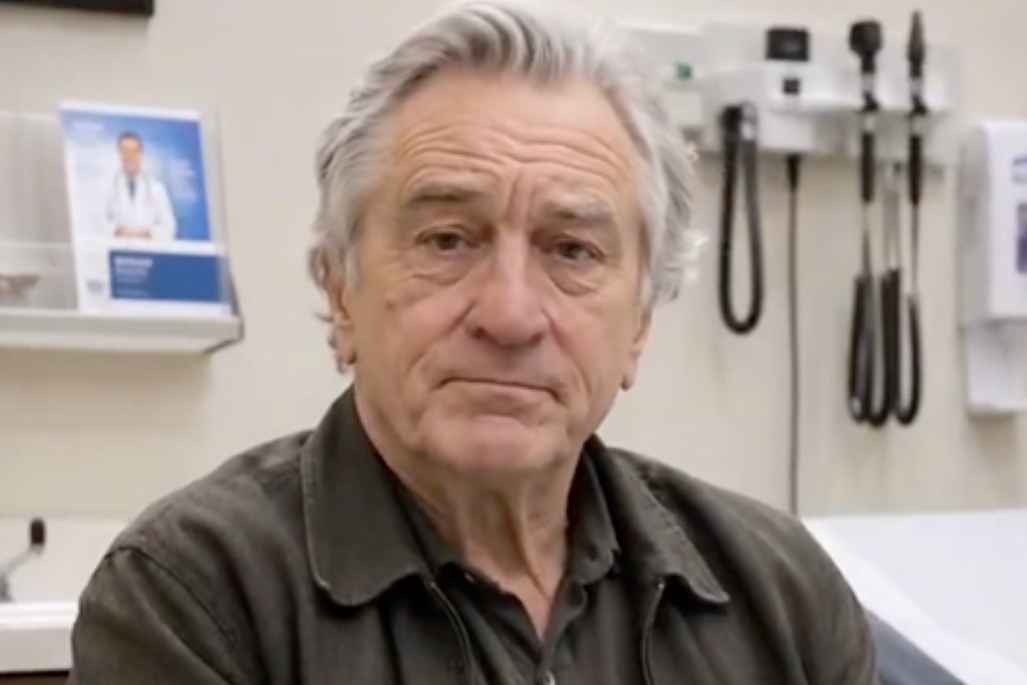 An AI-generated version of Robert De Niro claims that he ‘could not eat or sleep' (@realDonaldTrump/Truth Social)