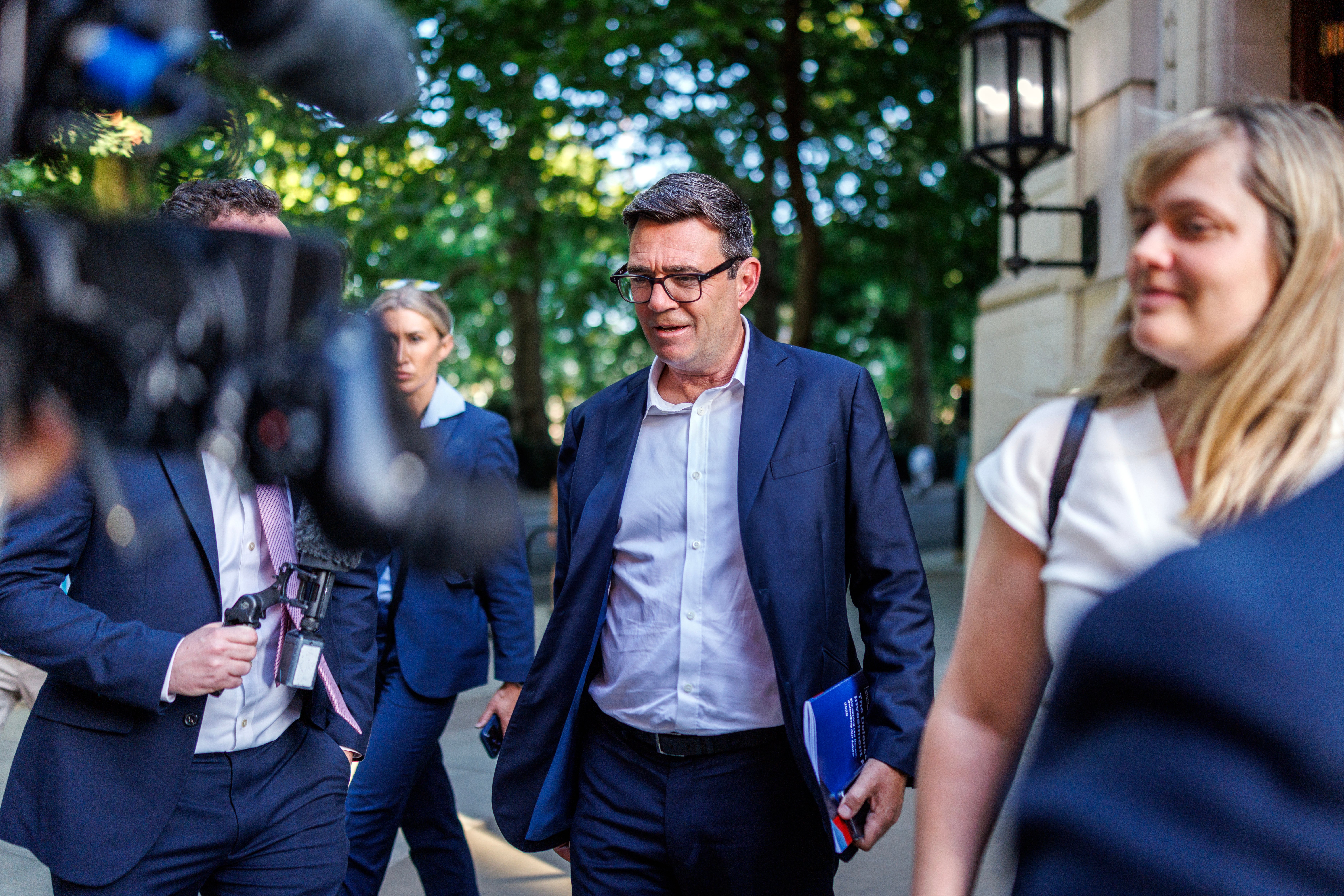 Andy Burnham said there is “some room” in the manifesto for “movement on tax”, specifically referring to business rates.