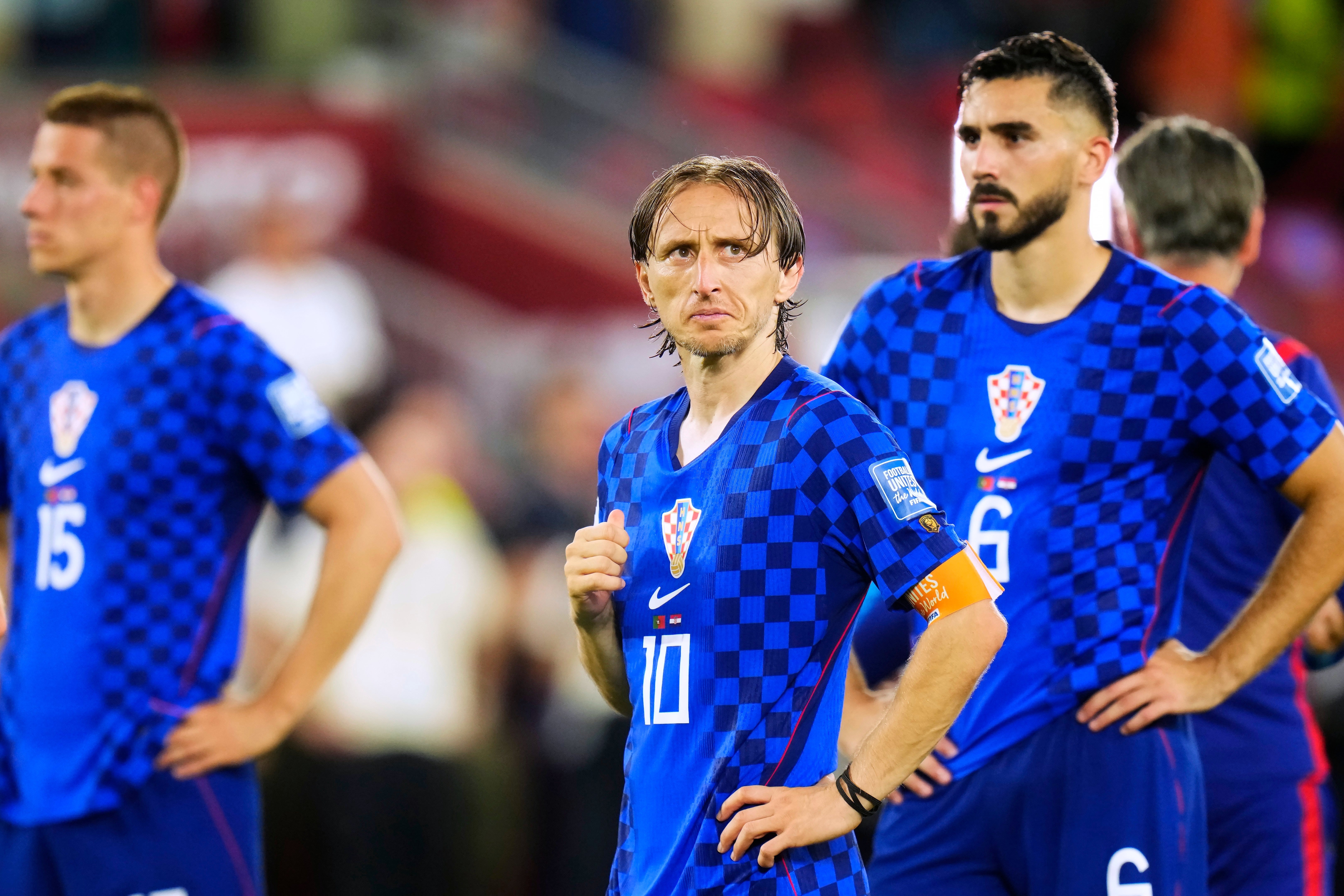 Luka Modric never gave up as Croatia exited to Portugal under cruel circumstances (AP)