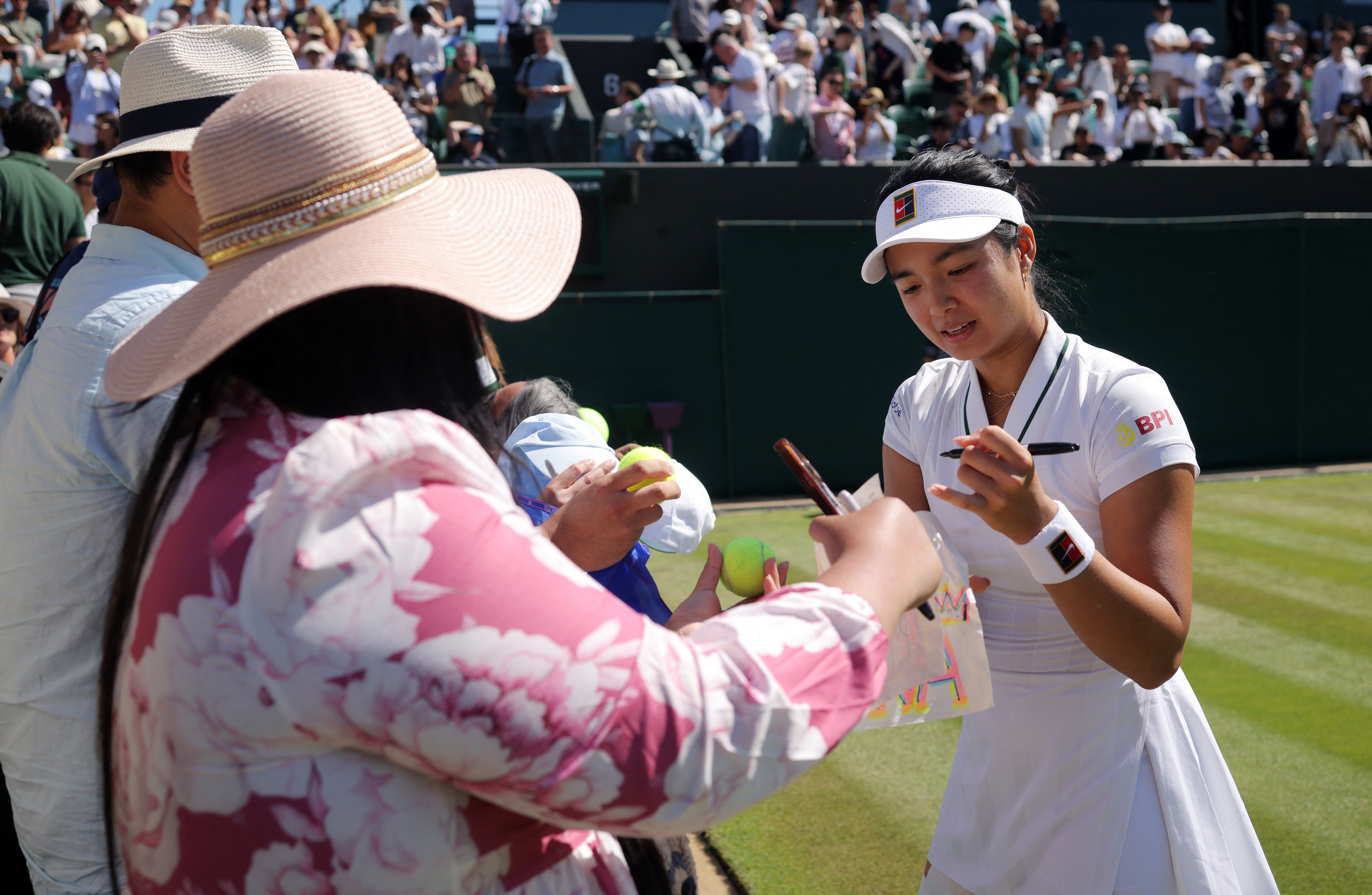 Eala, 21, has become a superstar in the Philippines and has broken new ground her country at Wimbledon