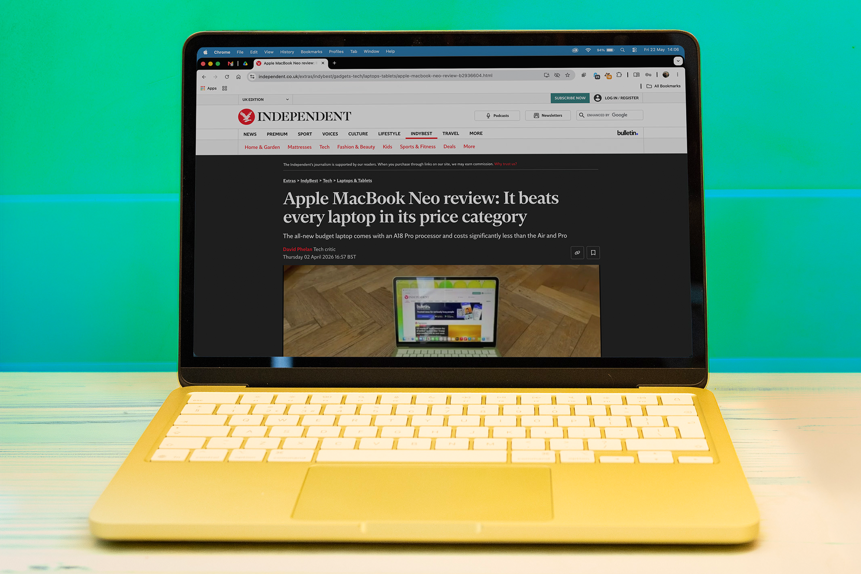 This budget Apple laptop is my top pick for students (Ian Evenden/The Independent)