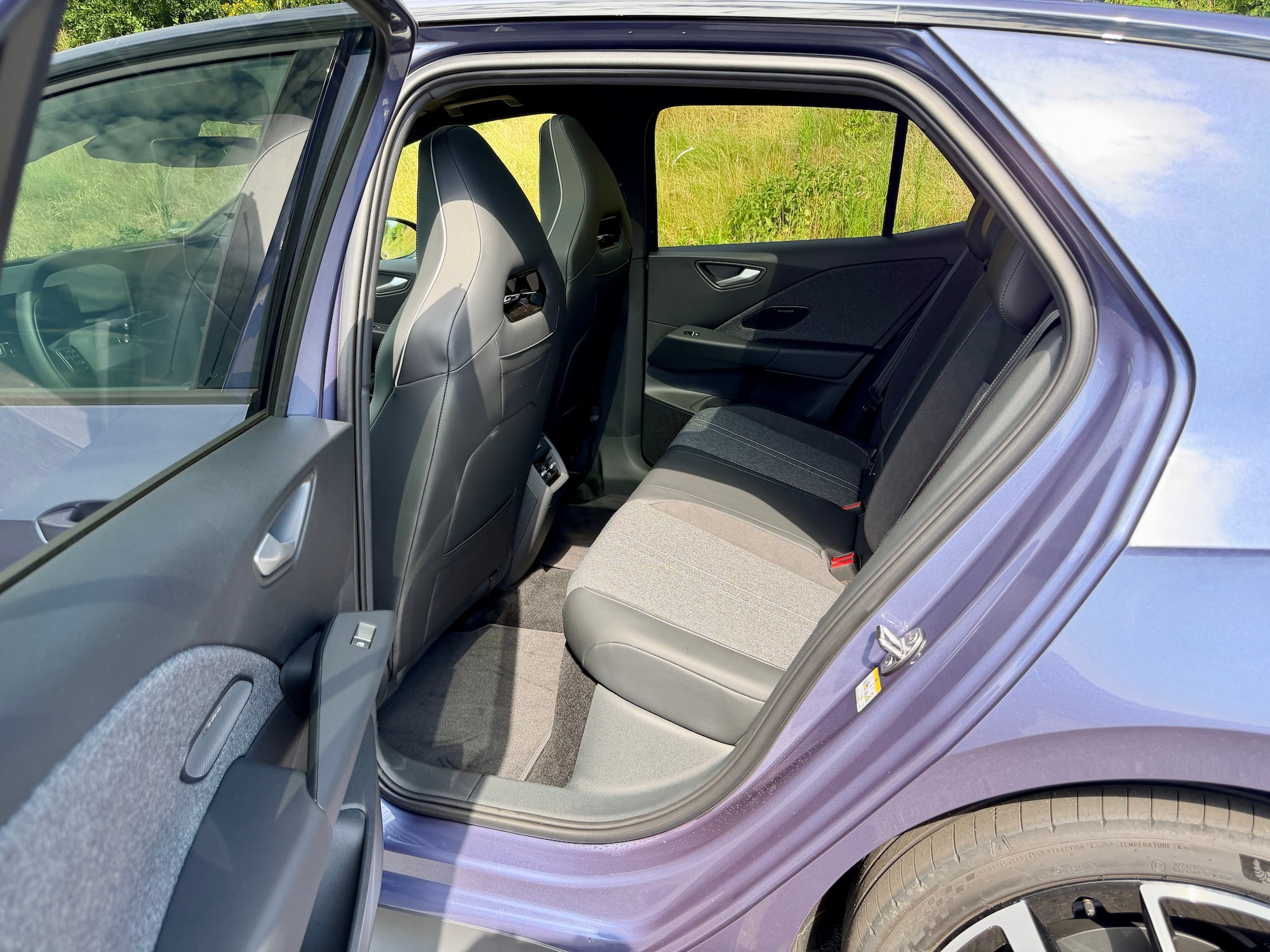 Rear seat space remains impressive in the Volkswagen ID.3 Neo