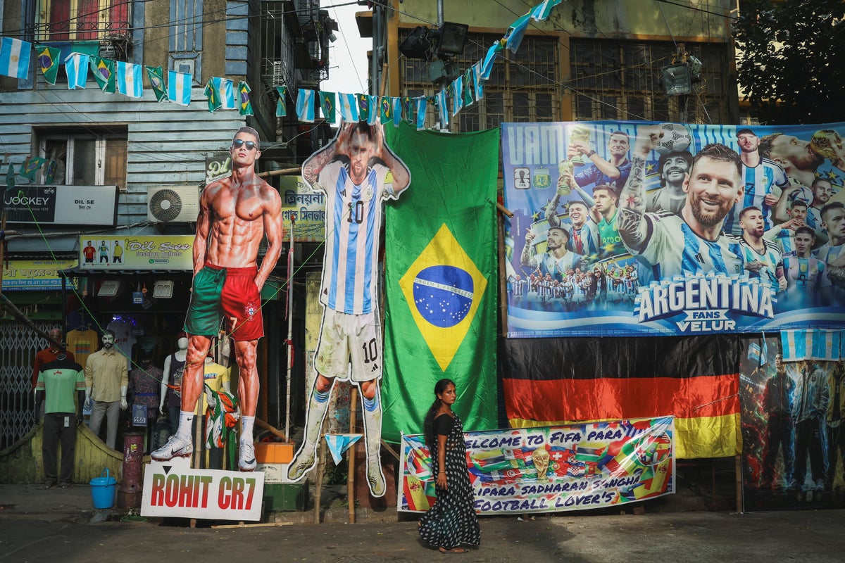 World Cup fever hits India as Kolkata lane transforms into dazzling ‘Fifa Gully’ 