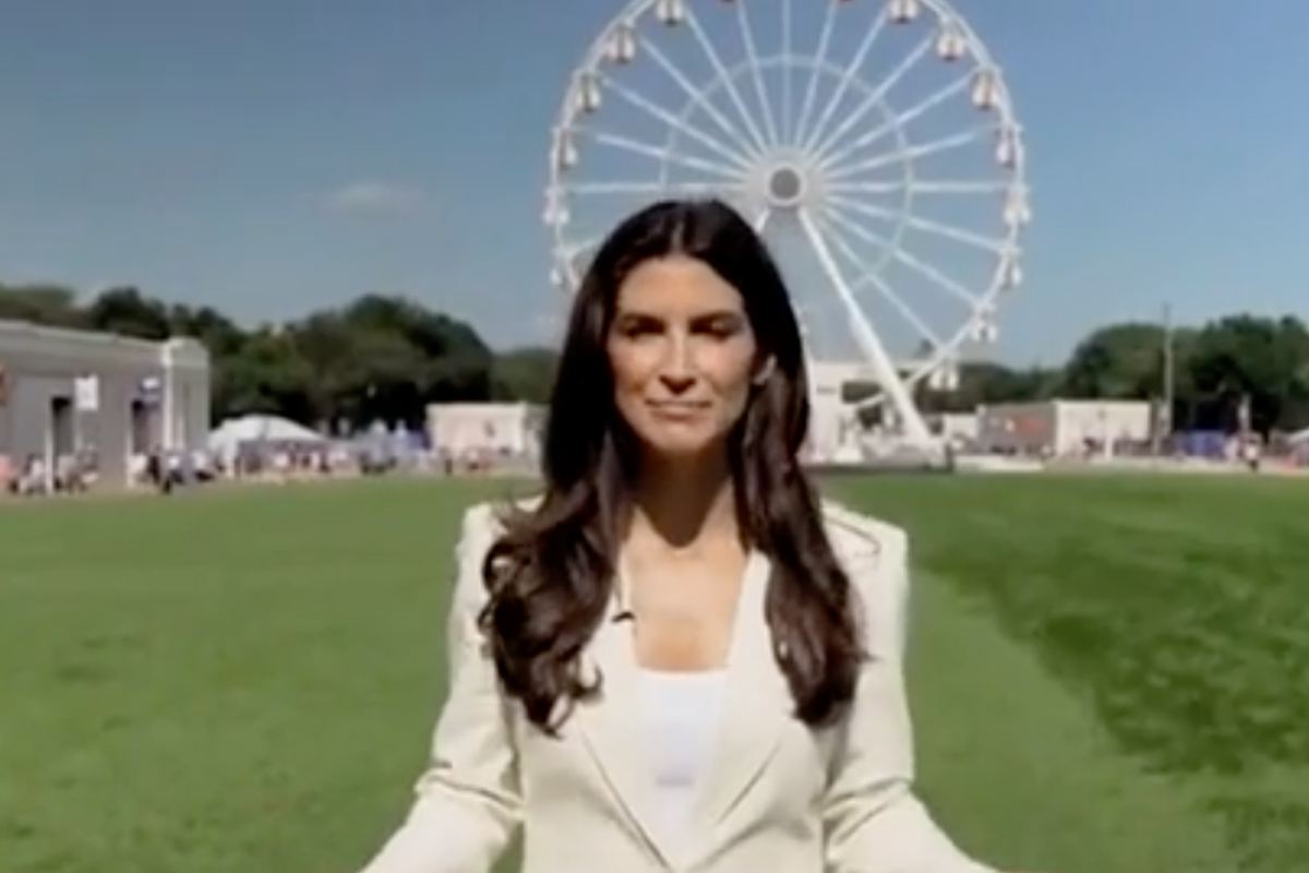 CNN’s Kaitlan Collins trolls Trump by reporting on the state fair in the middle of an empty National Mall