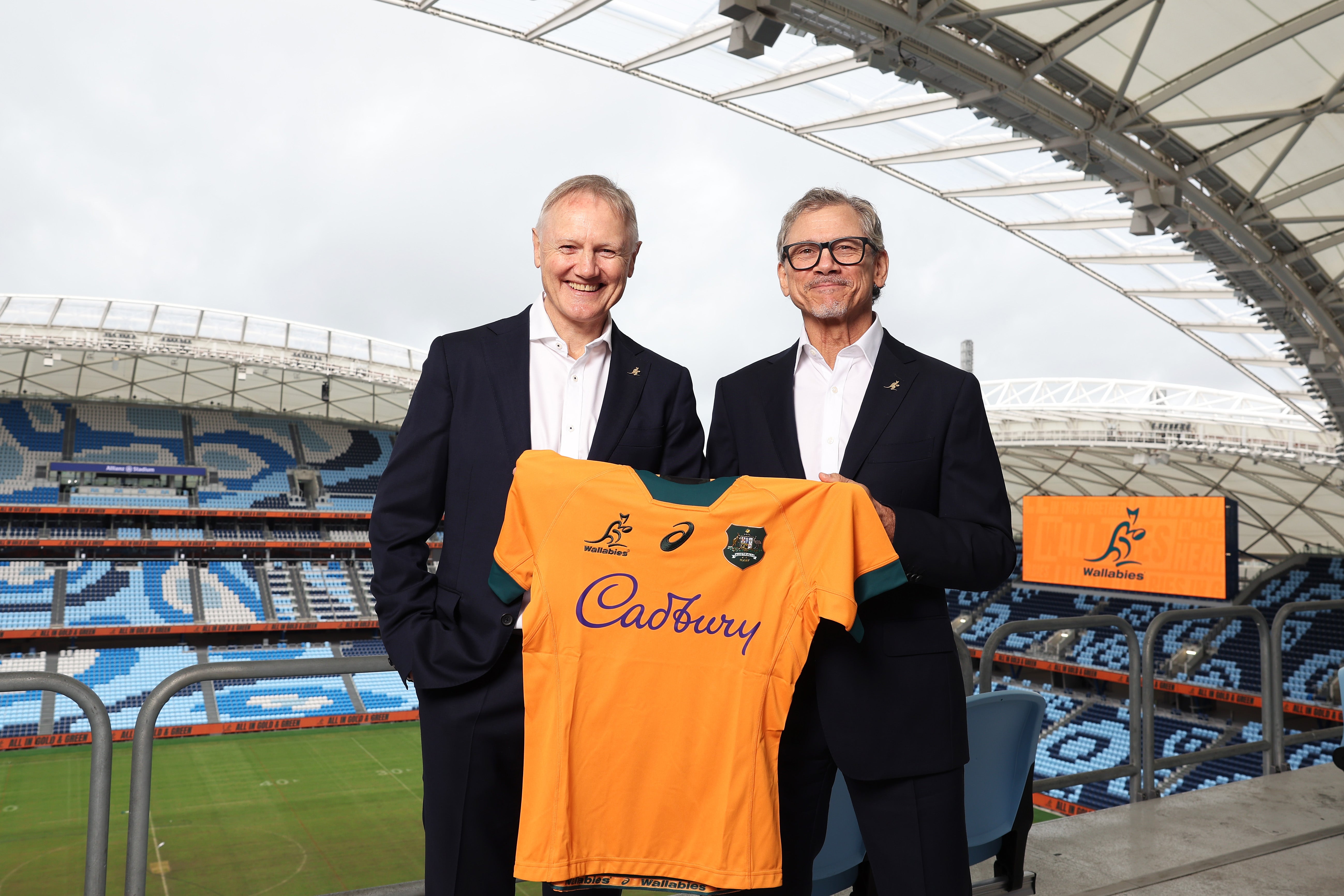 Les Kiss (right) will lead Australia into the World Cup
