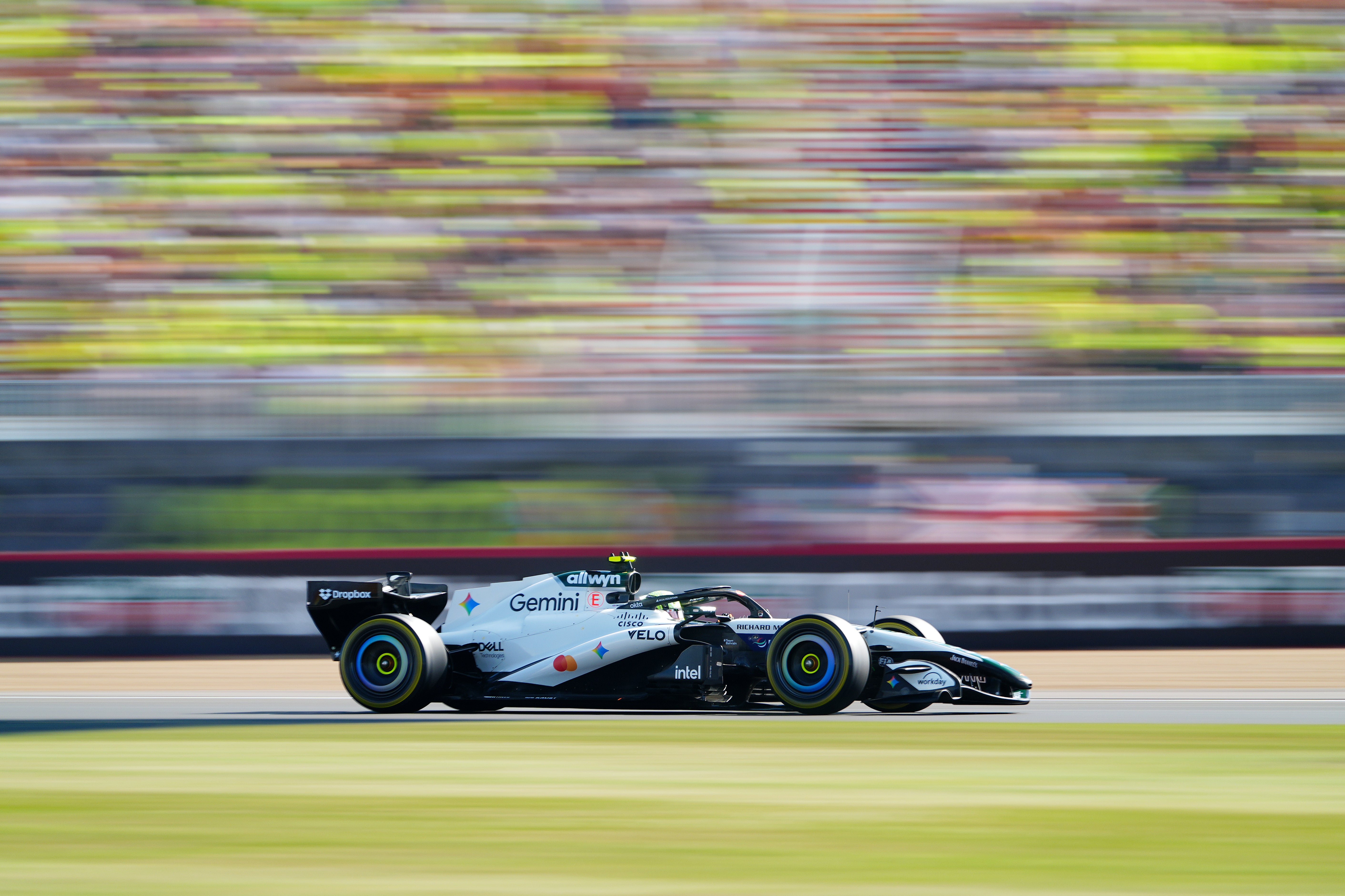 McLaren’s Lando Norris had to settle for sixth place on the grid (David Davies). (PA Wire)