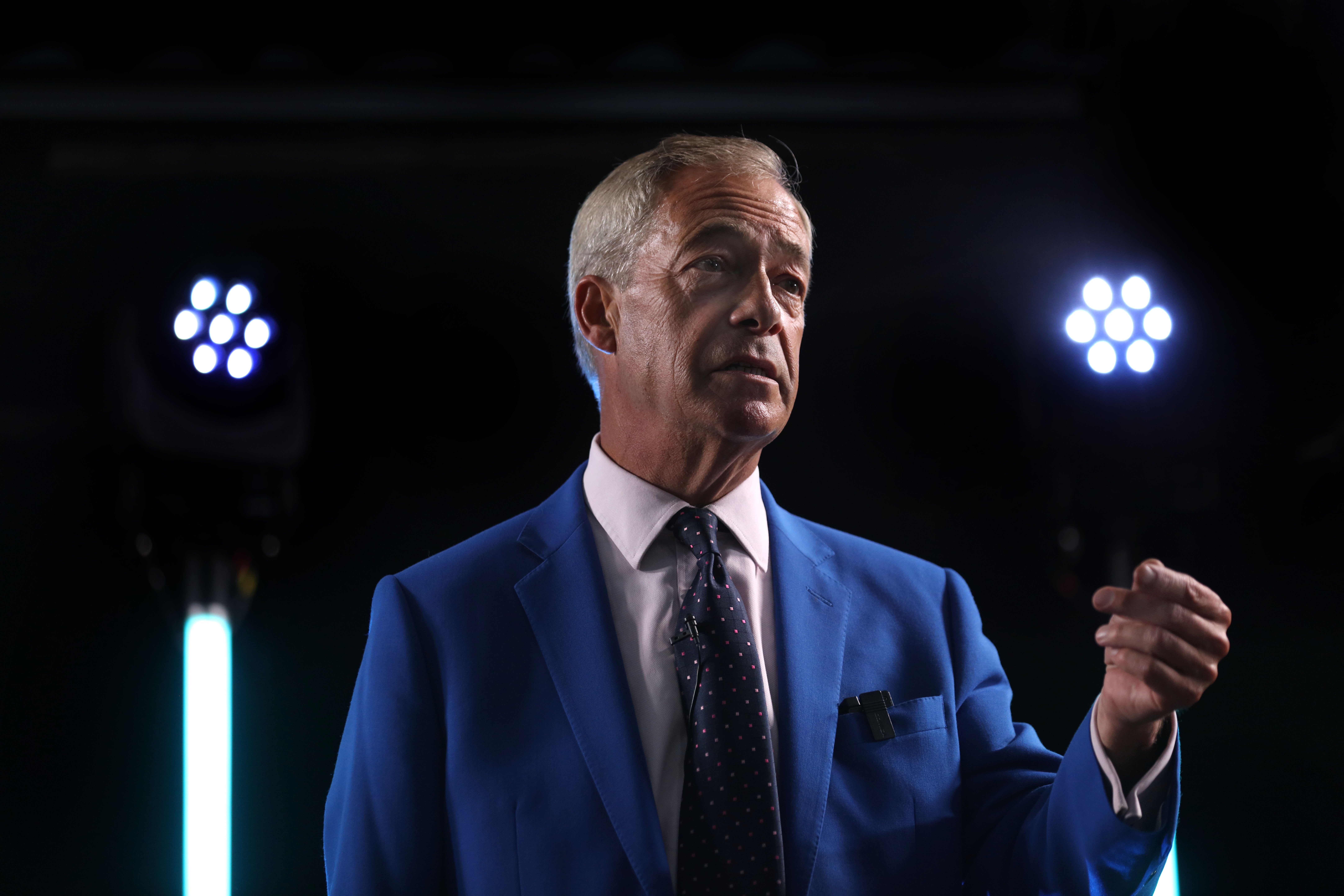 Farage has been accused of having more personality than substance (Getty)