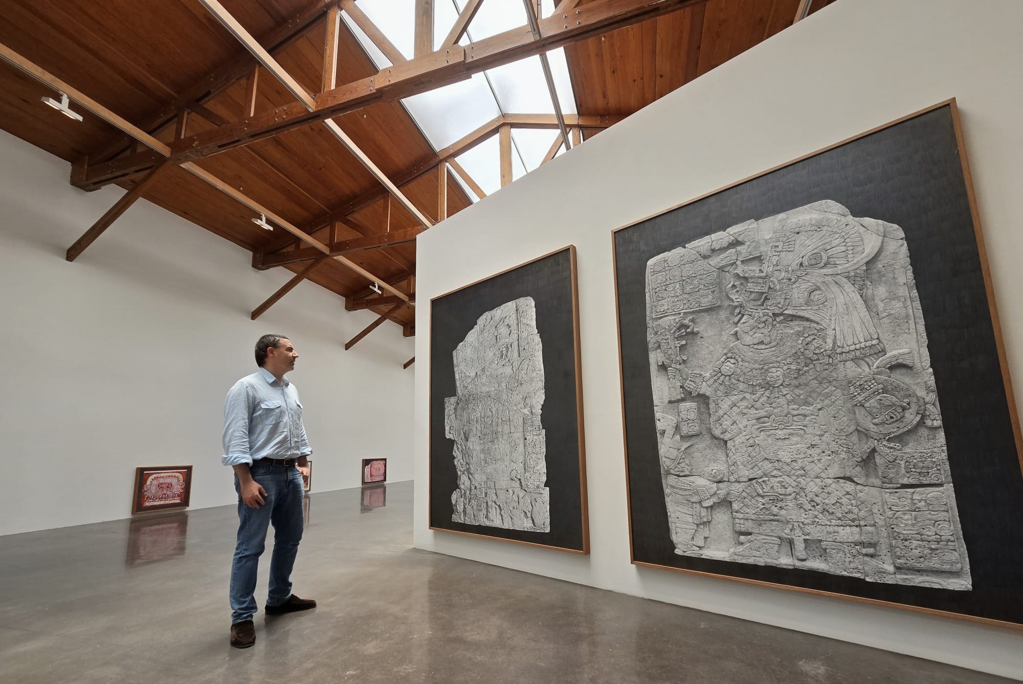 'Future spaces replicate earlier spaces' is an exhibition by Gala Porras-Kim, at Kurimanzutto gallery