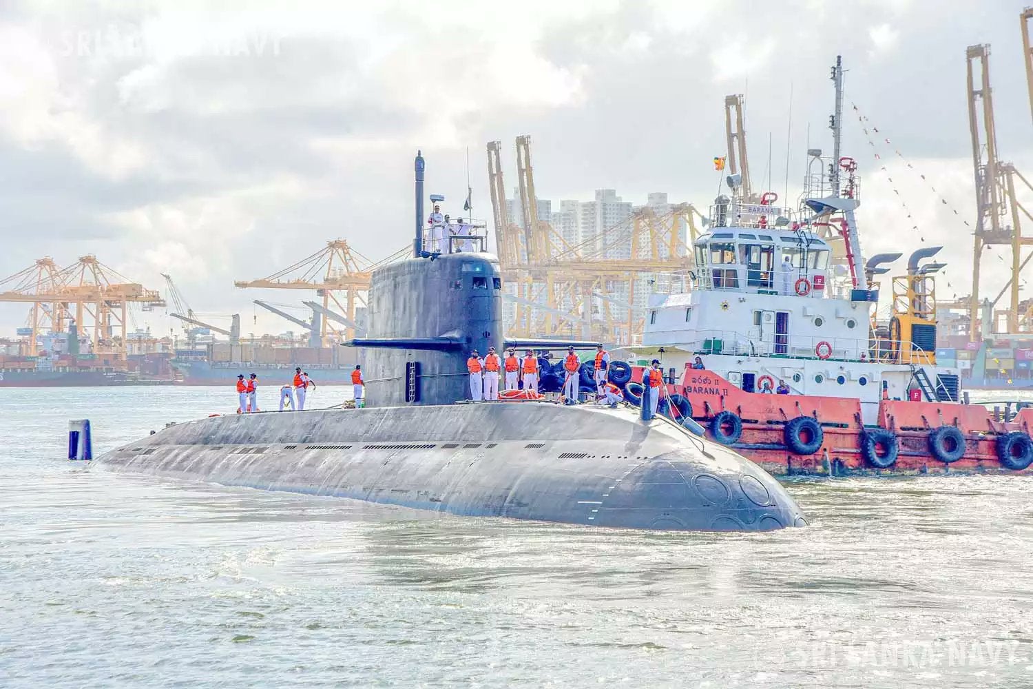 PNS Hangor makes a goodwill visit to Colombo, Sri Lanka, on its way to Pakistan