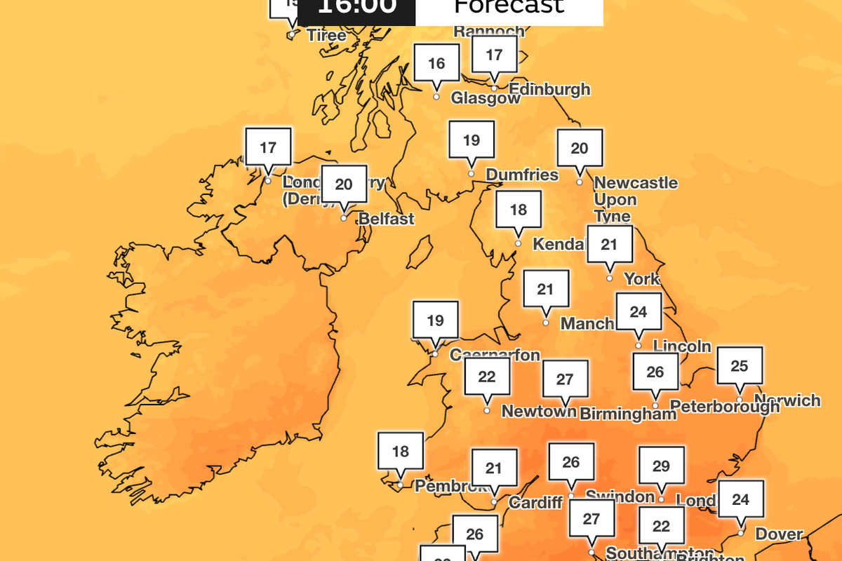 Third heatwave of the year to hit UK this weekend as temperatures soar to 29C – UK Times Third heatwave of the year to hit UK this weekend as temperatures soar to 29C – UK Times