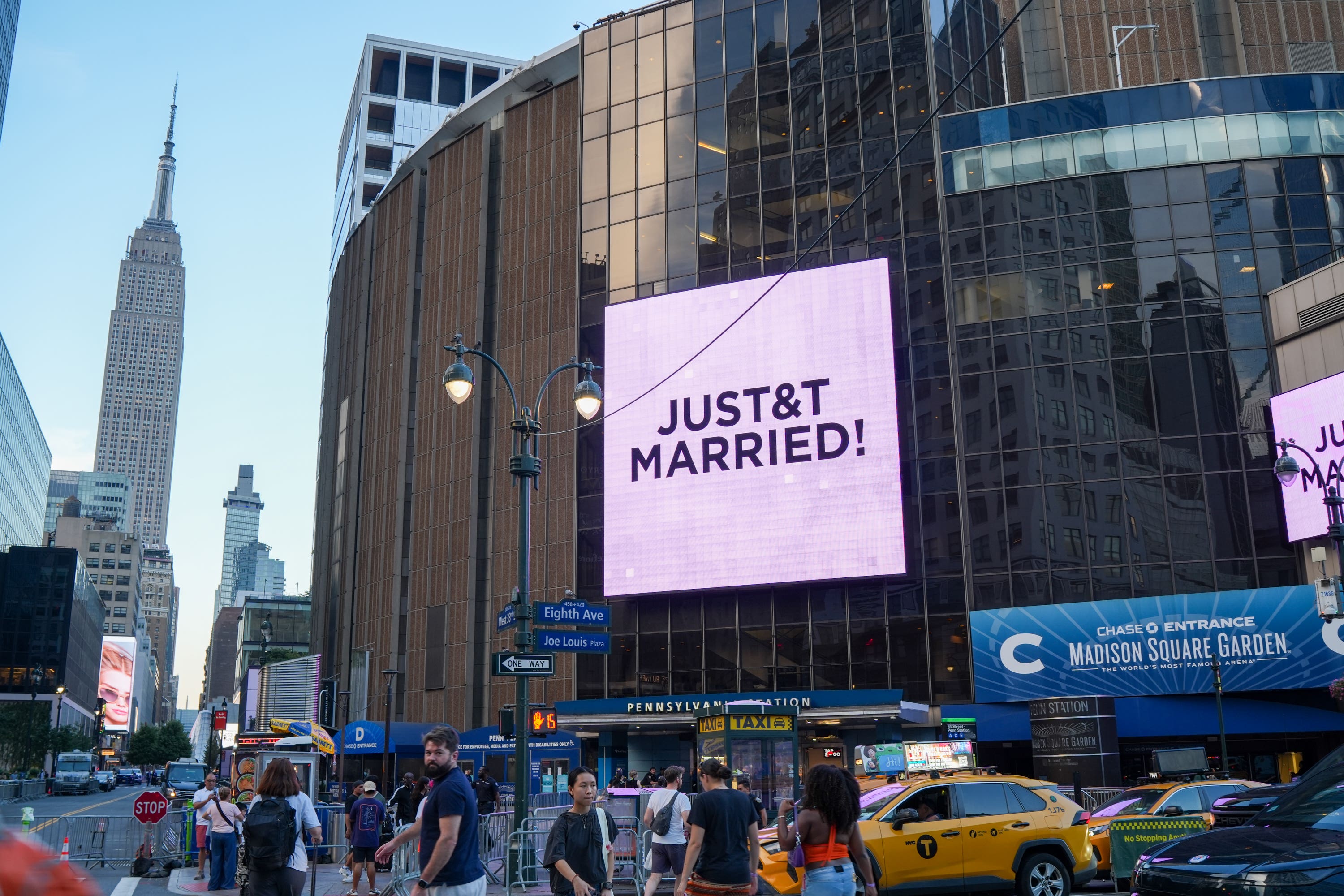 Taylor Swift&rsquo;s very famous wedding singers revealed as TV presenter lets slip details