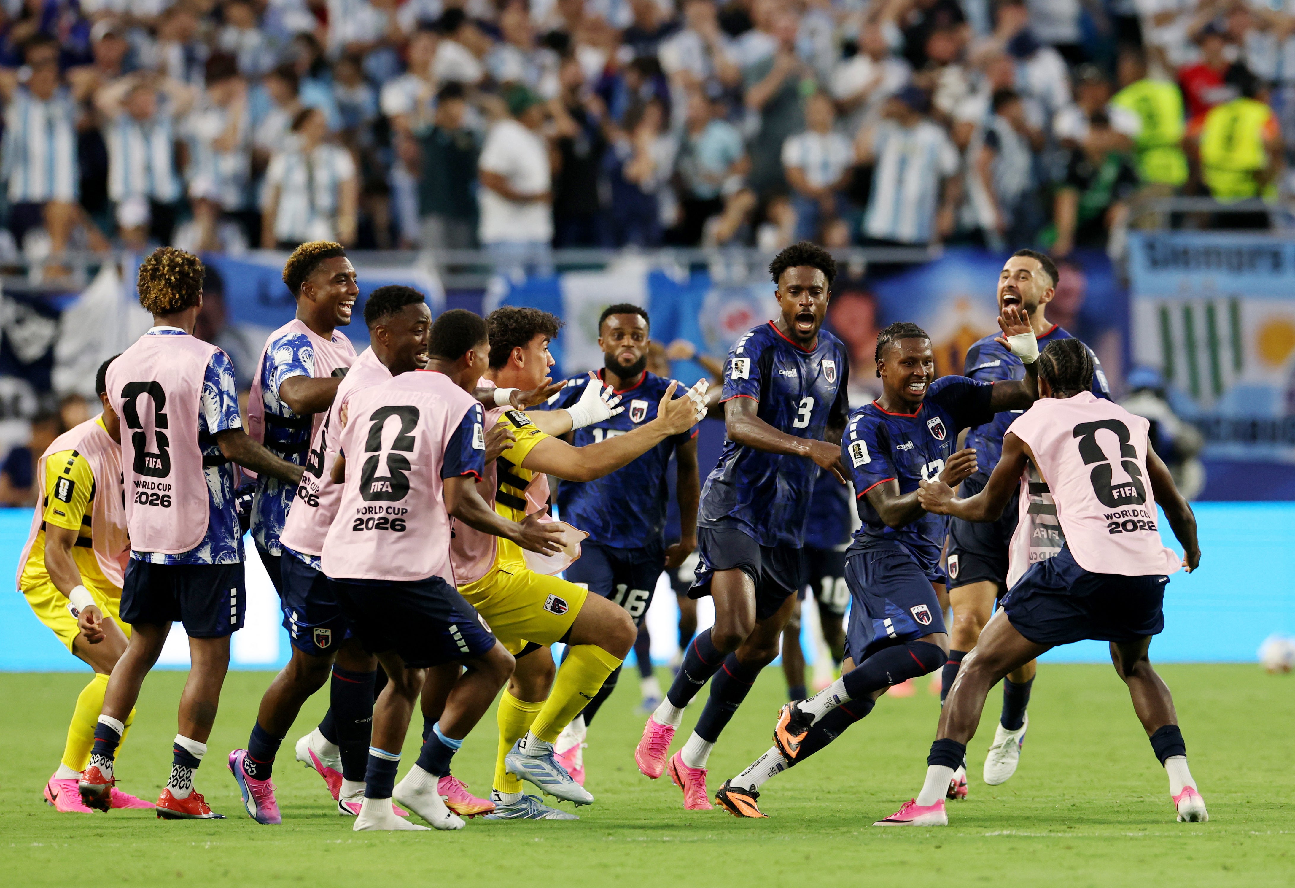 Sidny Cabral scored perhaps the goal of the tournament against Argentina (Reuters)