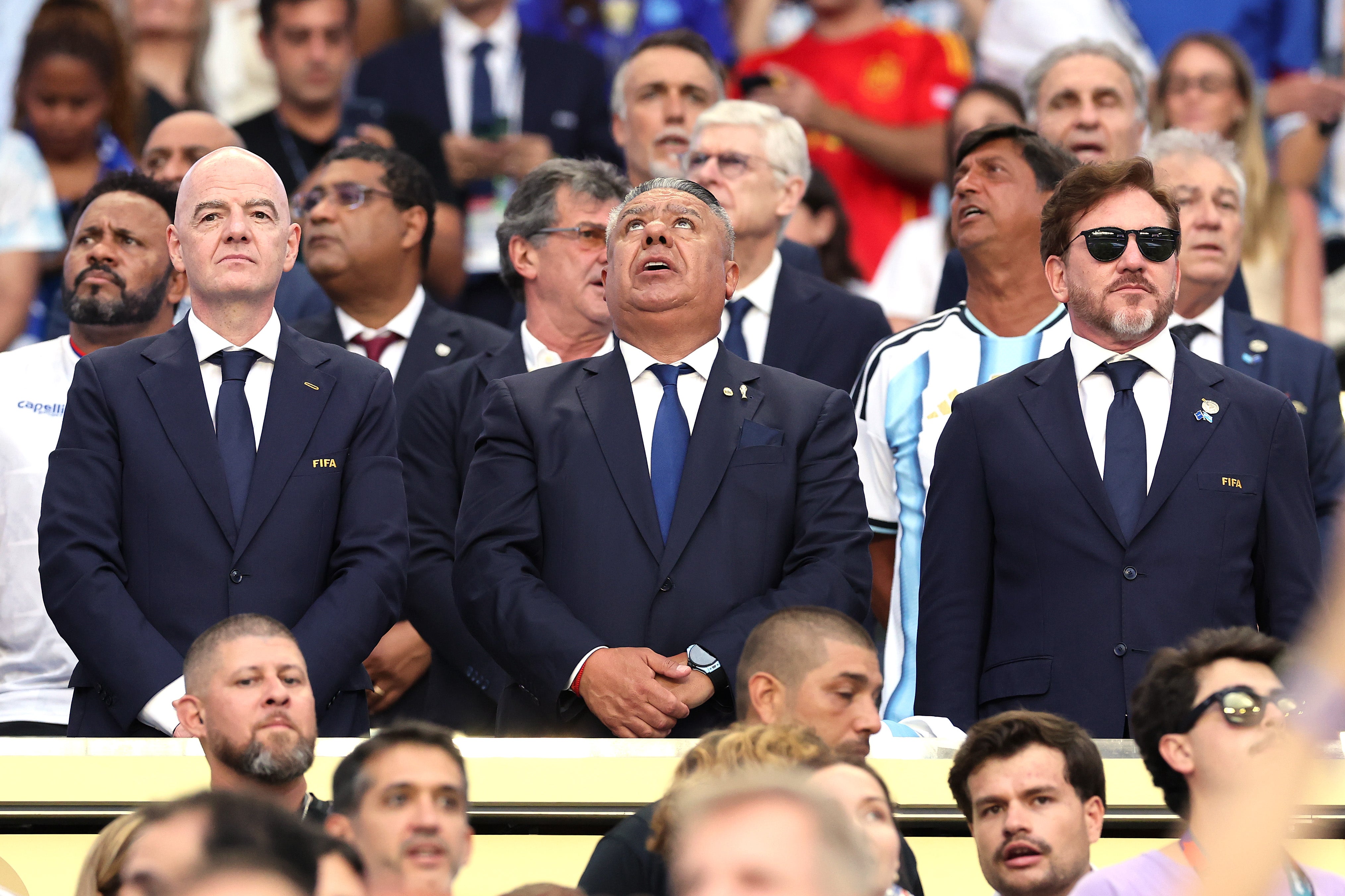 Fifa President Gianni Infantino was at Argentina v Cape Verde