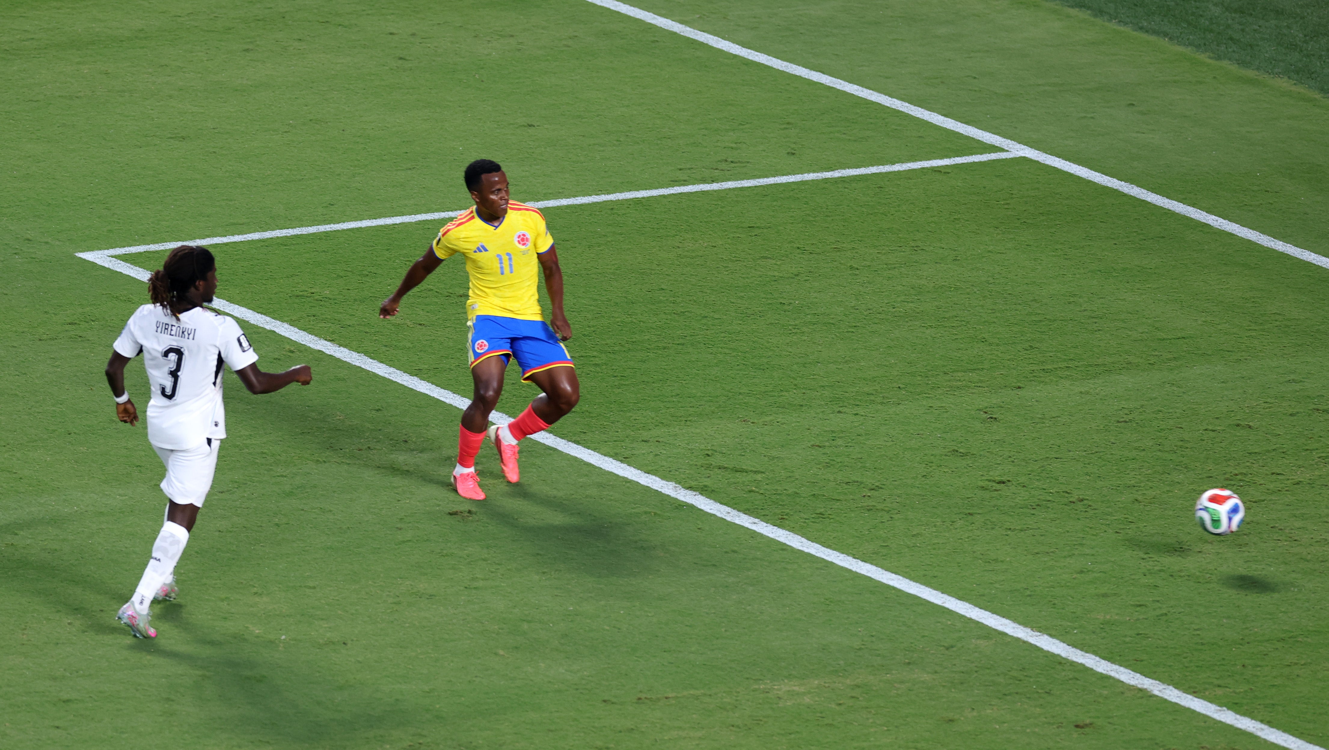 Jhon Arias scored the winning goal for Colombia