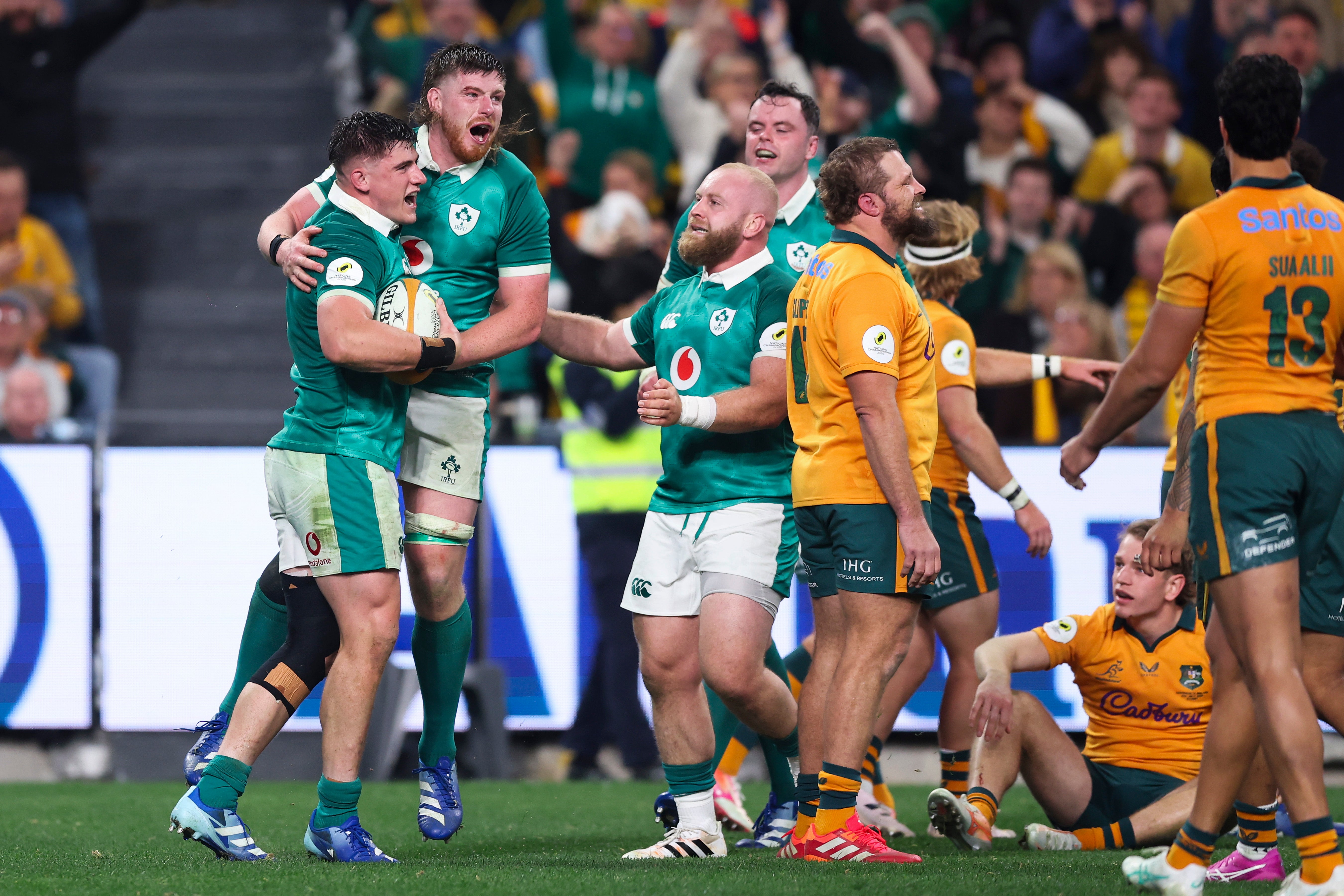 Ireland snatched a late victory (Getty)