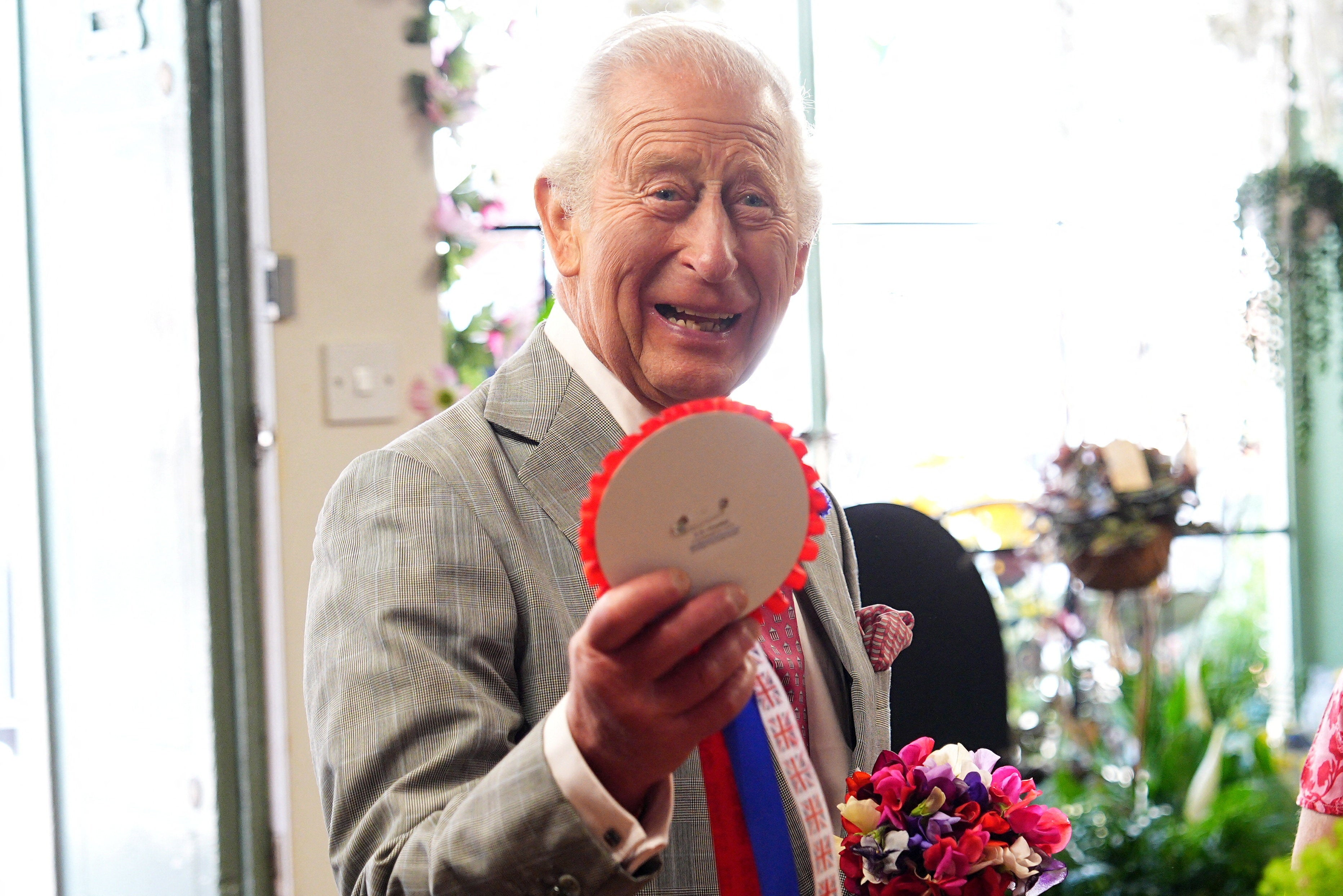 The trip next week would have offered a special opportunity for the King to see Harry’s children (Reuters)