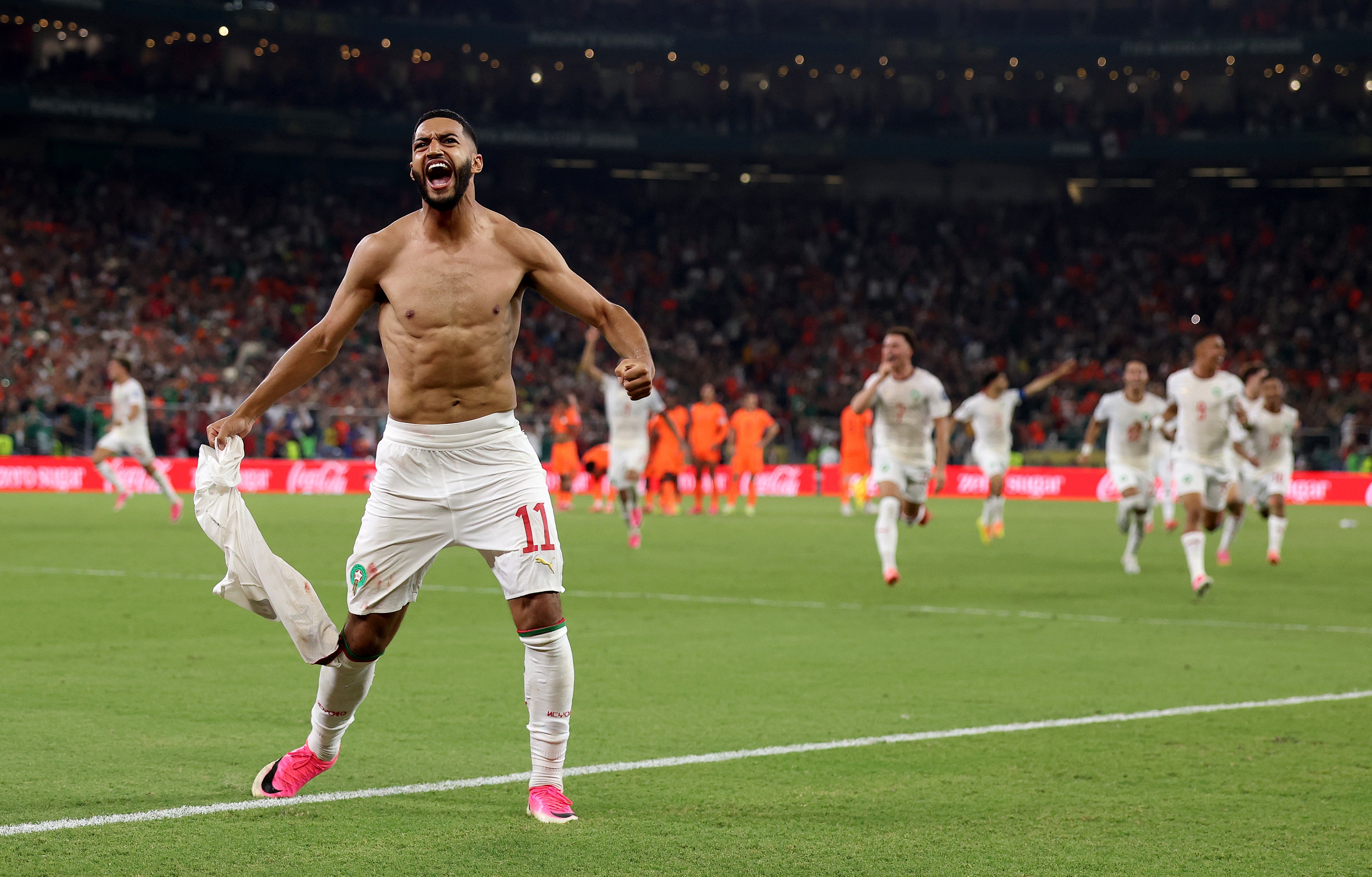 Ismael Saibari scored the winning penalty against Netherlands