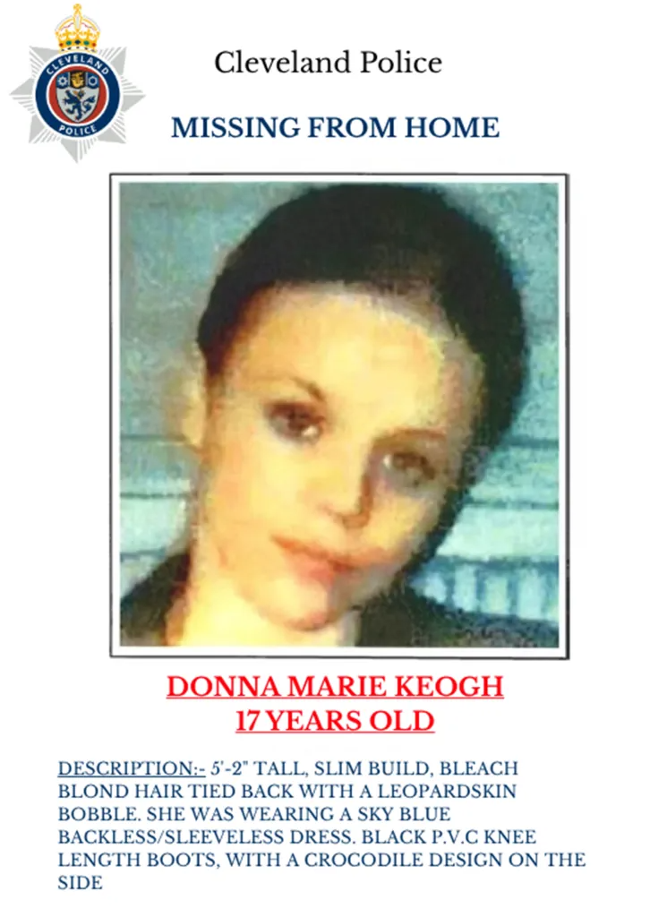 Donna was last seen in Middlesbrough on April 28 1998