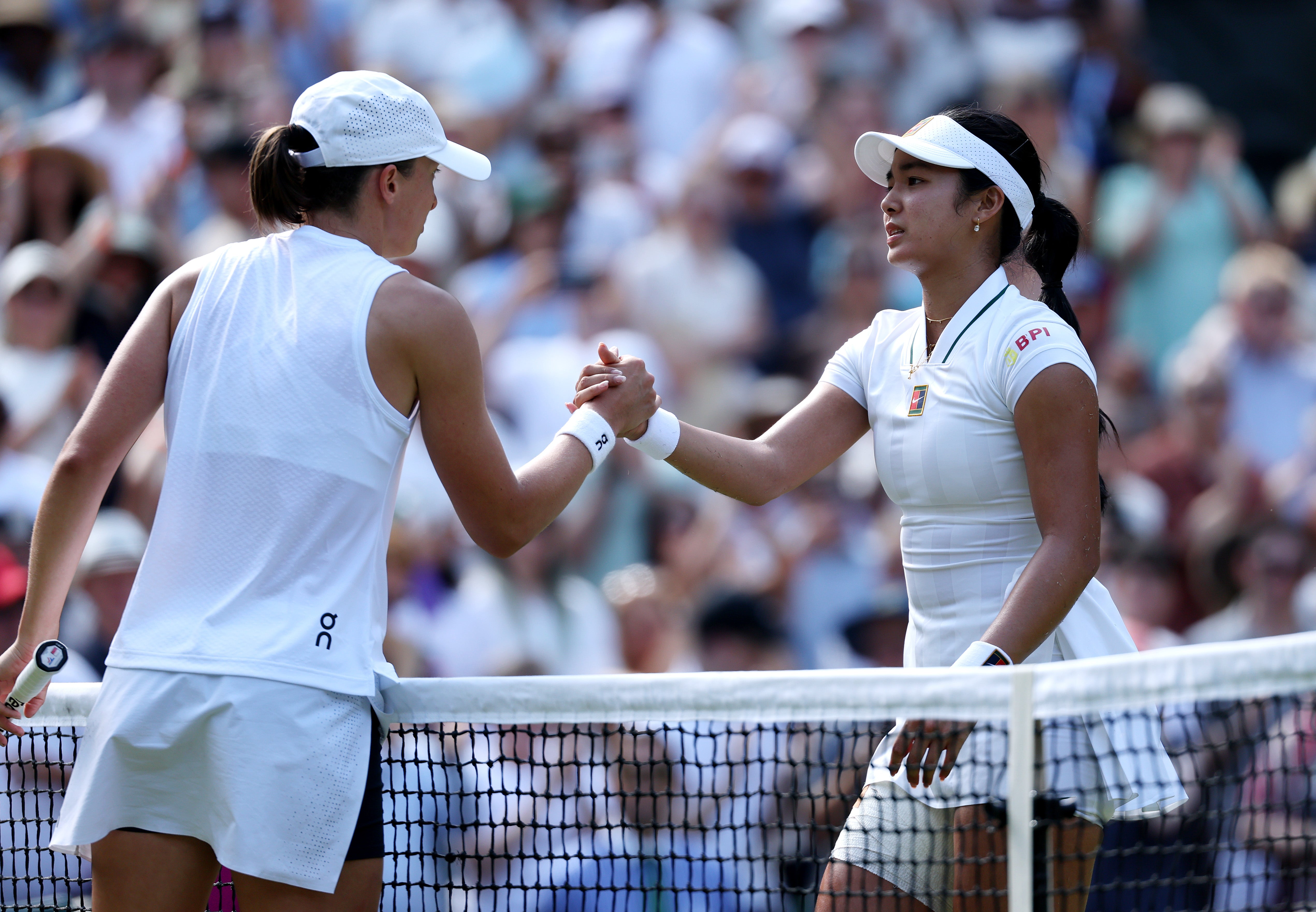 Alexandra Eala defeated Iga Swiatek 7-6 (9) 6-2 (Getty)