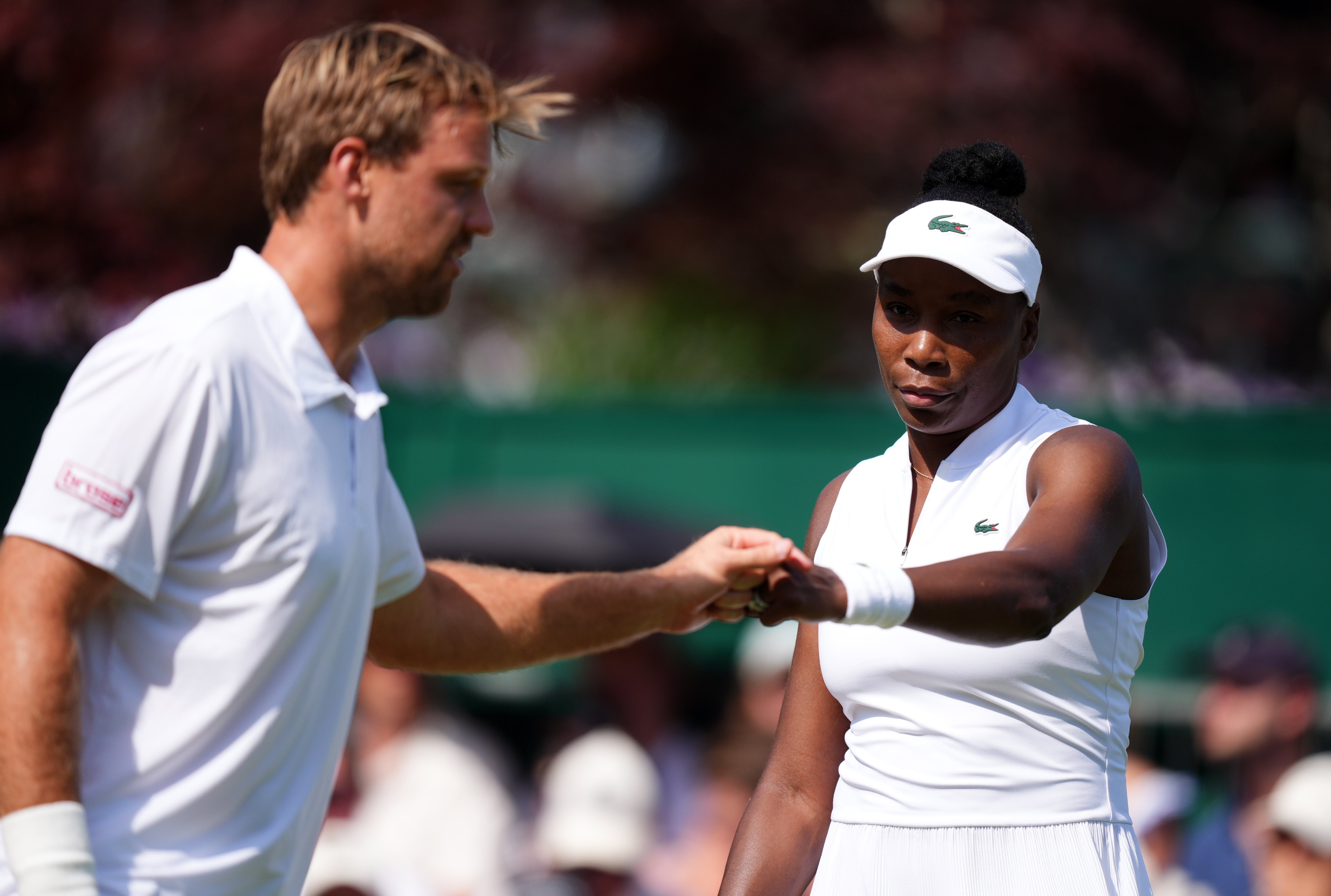 Venus Williams featured in the mixed doubles at this year’s Wimbledon (Mike Egerton/PA) (PA Wire)